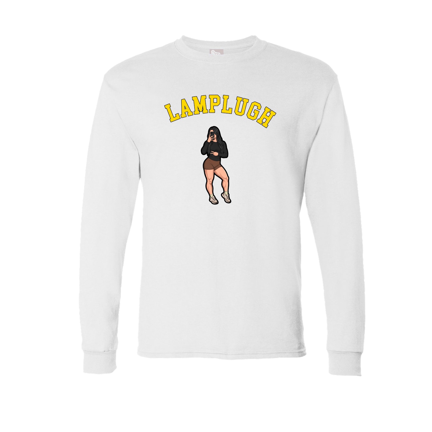 Long Sleeve Tee — Shirsey Arch in White
