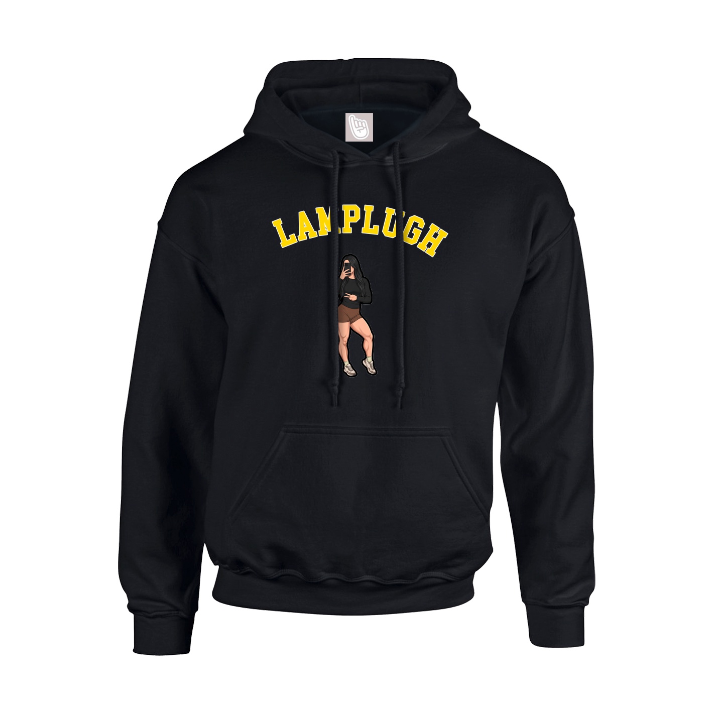 Youth Hoodie — Shirsey Arch in Black