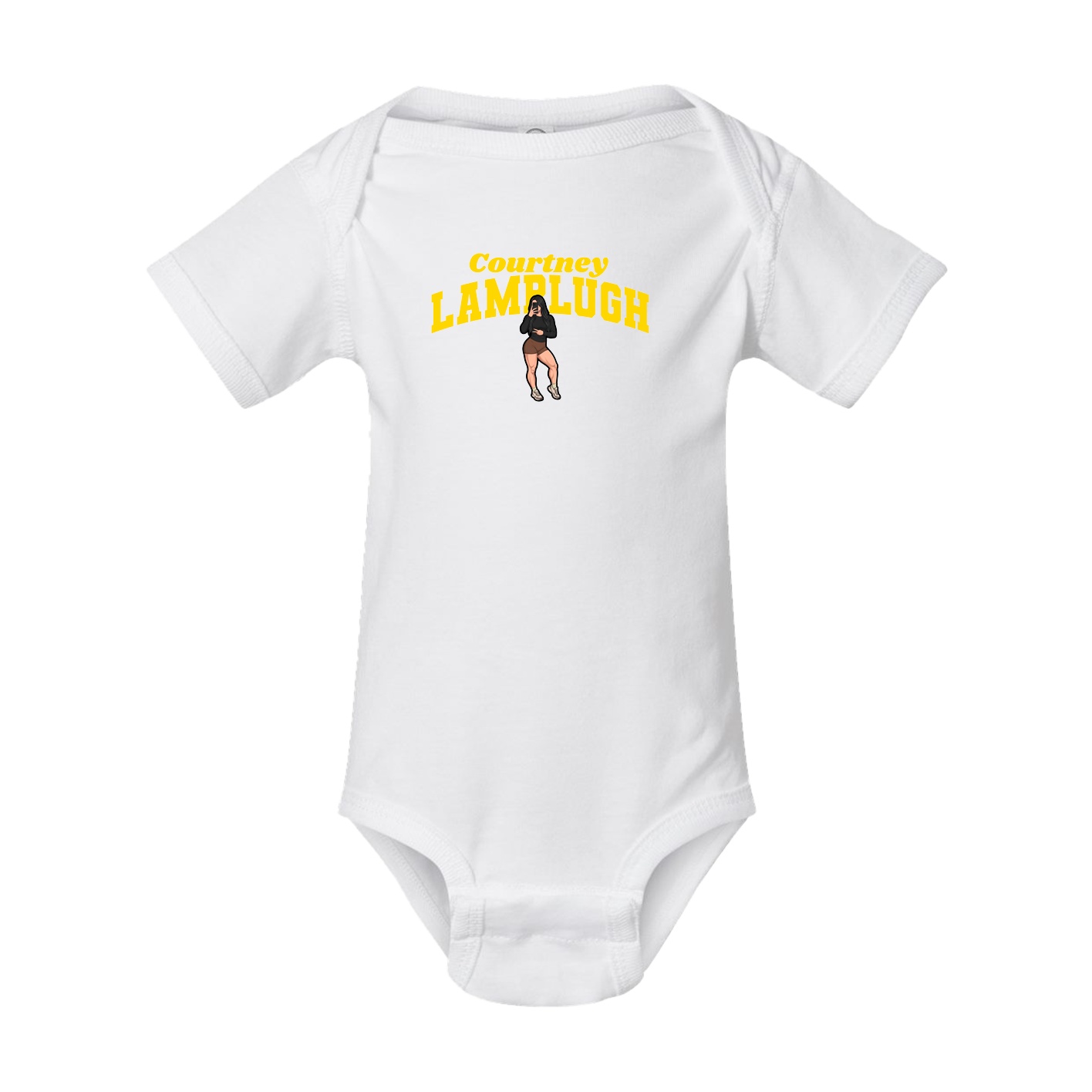Baby Onesie — Signature Arch in White