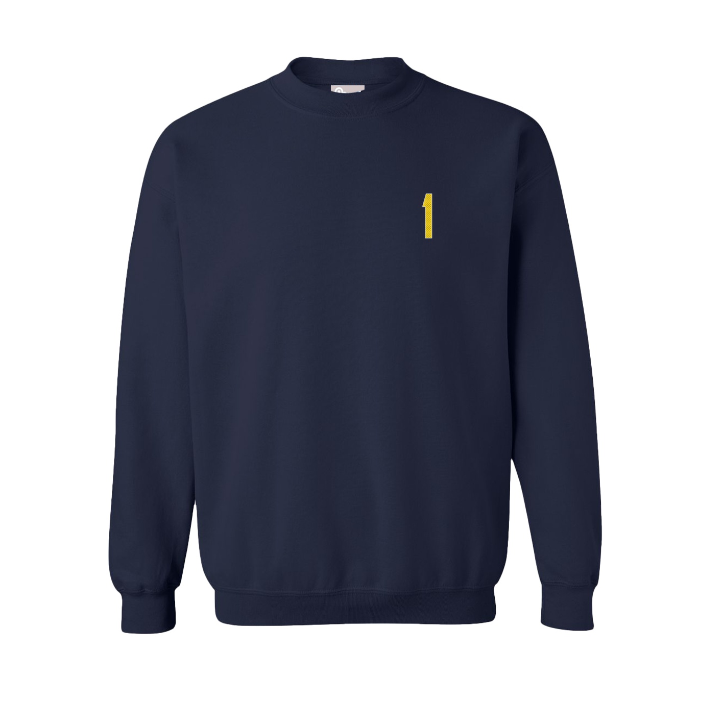 Fleece Crew — Front Shirsy in Navy