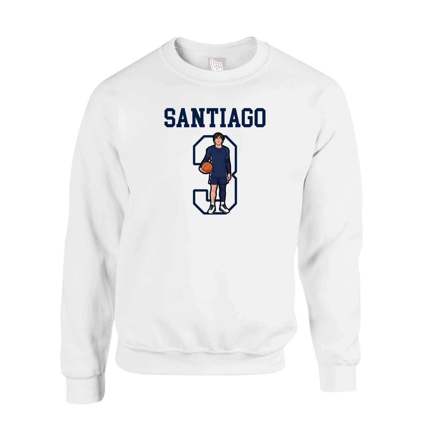 Fleece Crew — Shirsey in White
