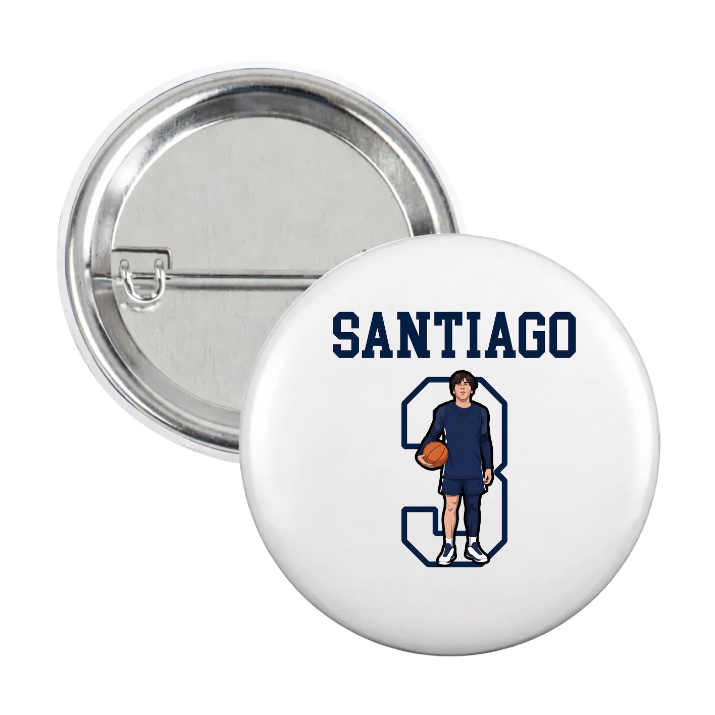 Game Day Button — Shirsey in White