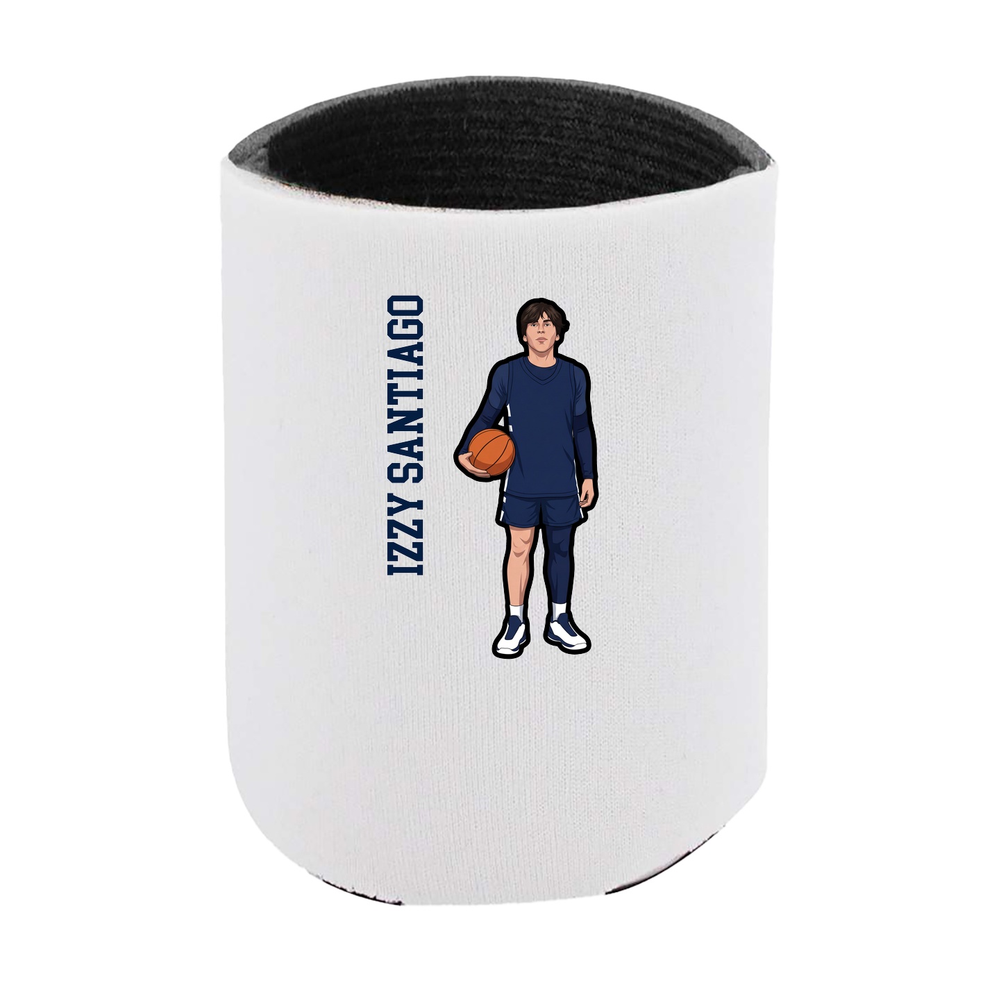 Can Holder — Name Vertical in White