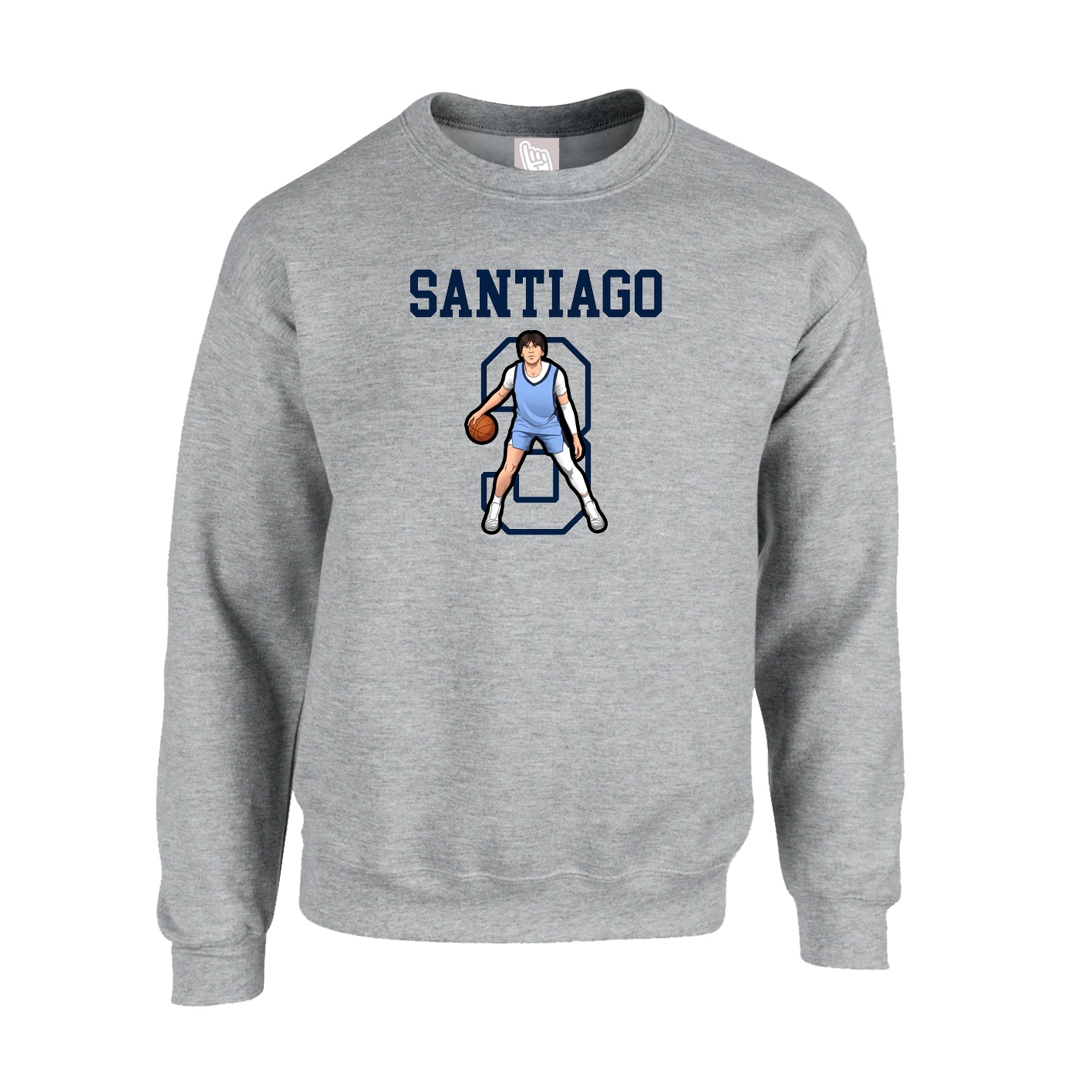Fleece Crew — Shirsey in Grey