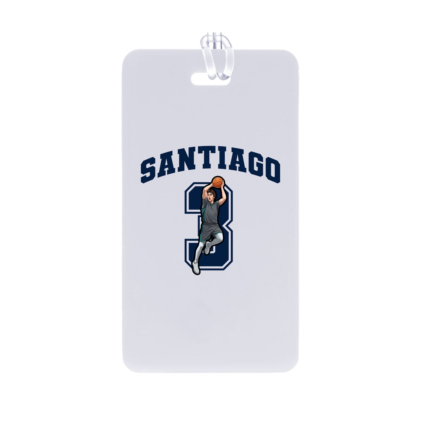 Bag Tag — Number in Classic