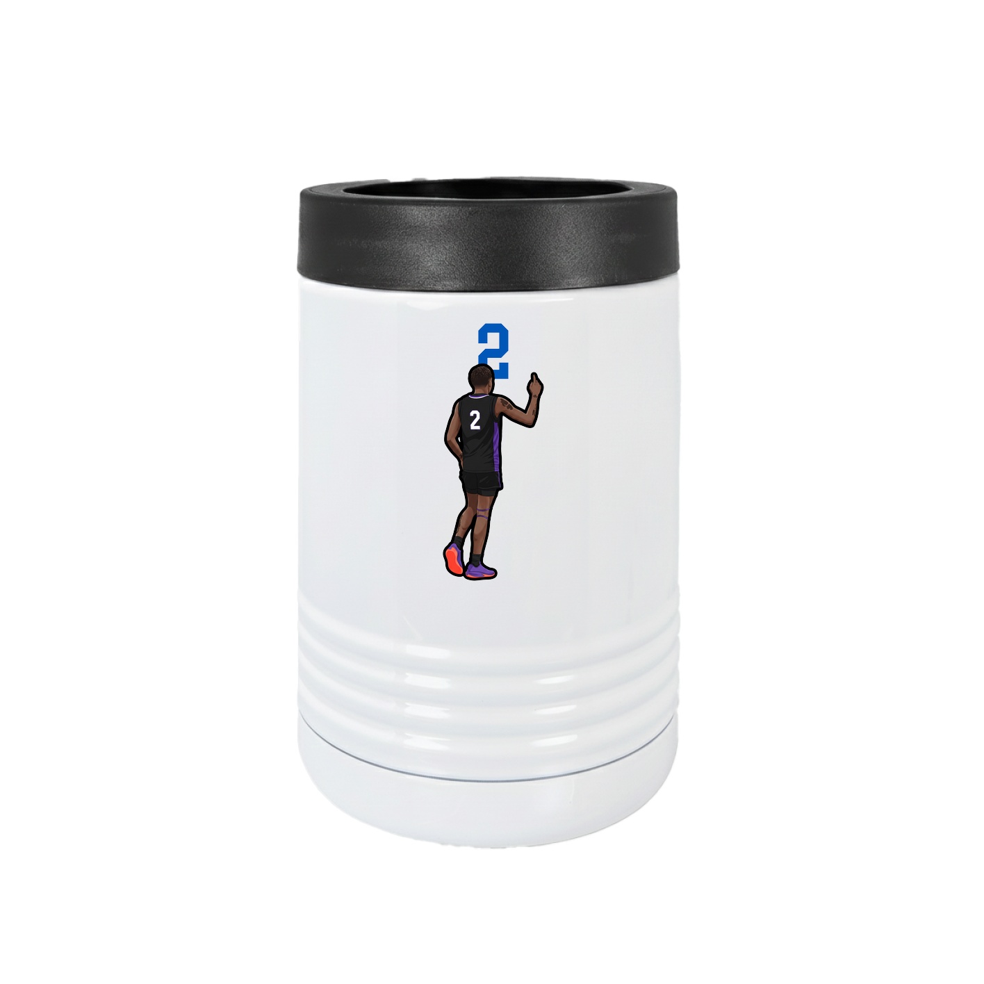 Beverage Holder — Number Top in White