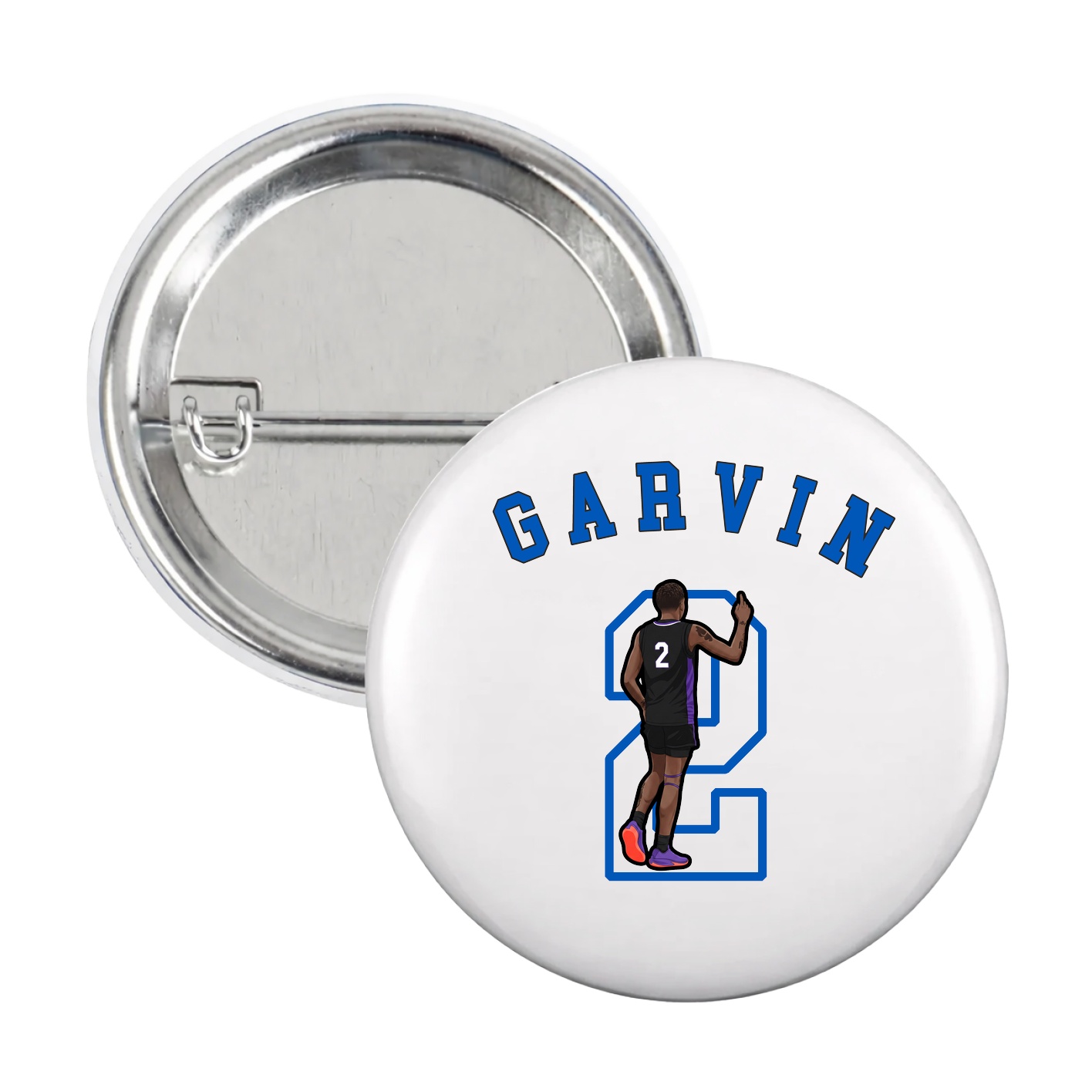 Game Day Button — Shirsey Arch in White
