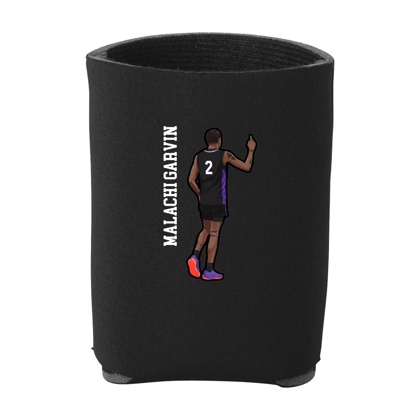 Can Holder — Name Vertical in Black