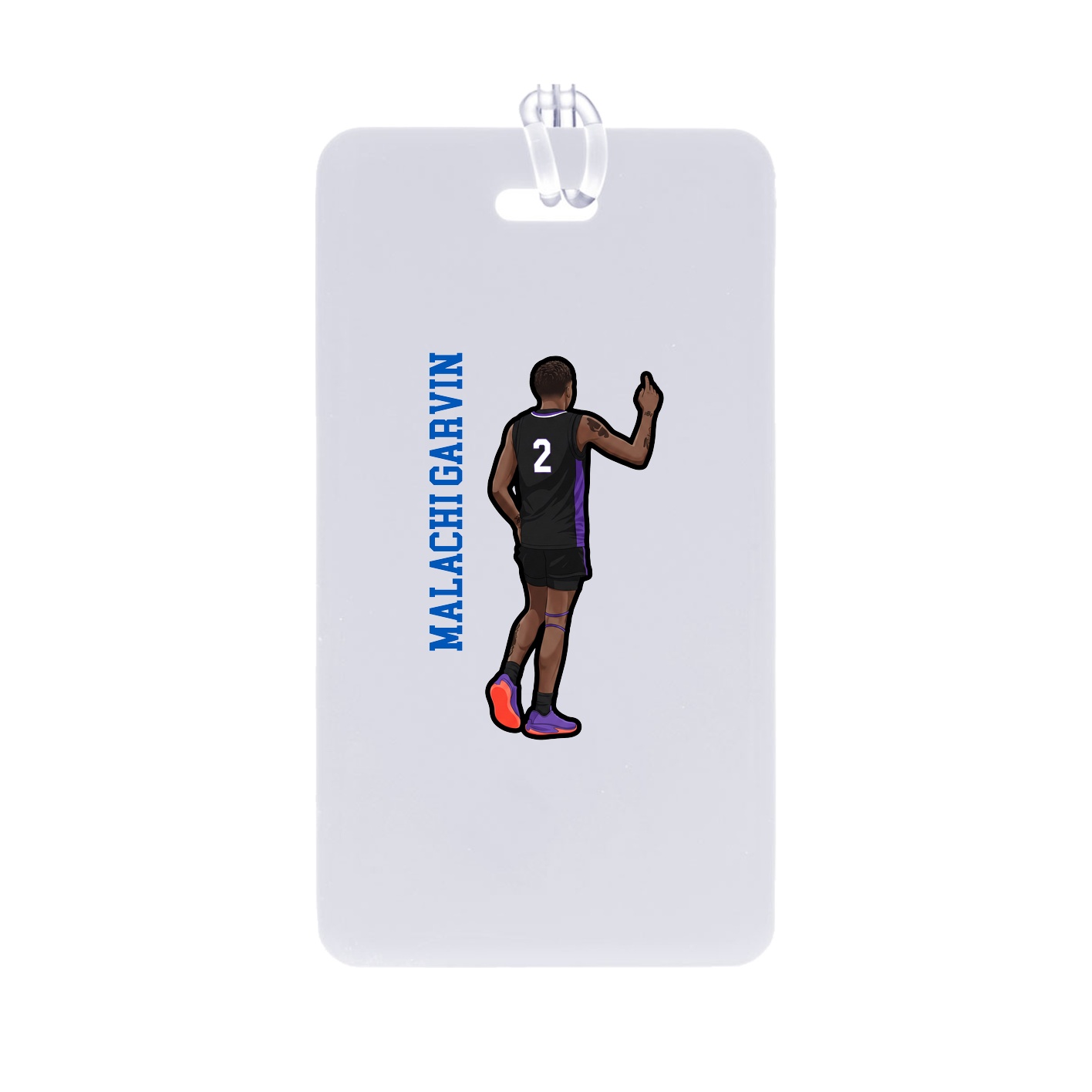Bag Tag — Name Vertical in Classic