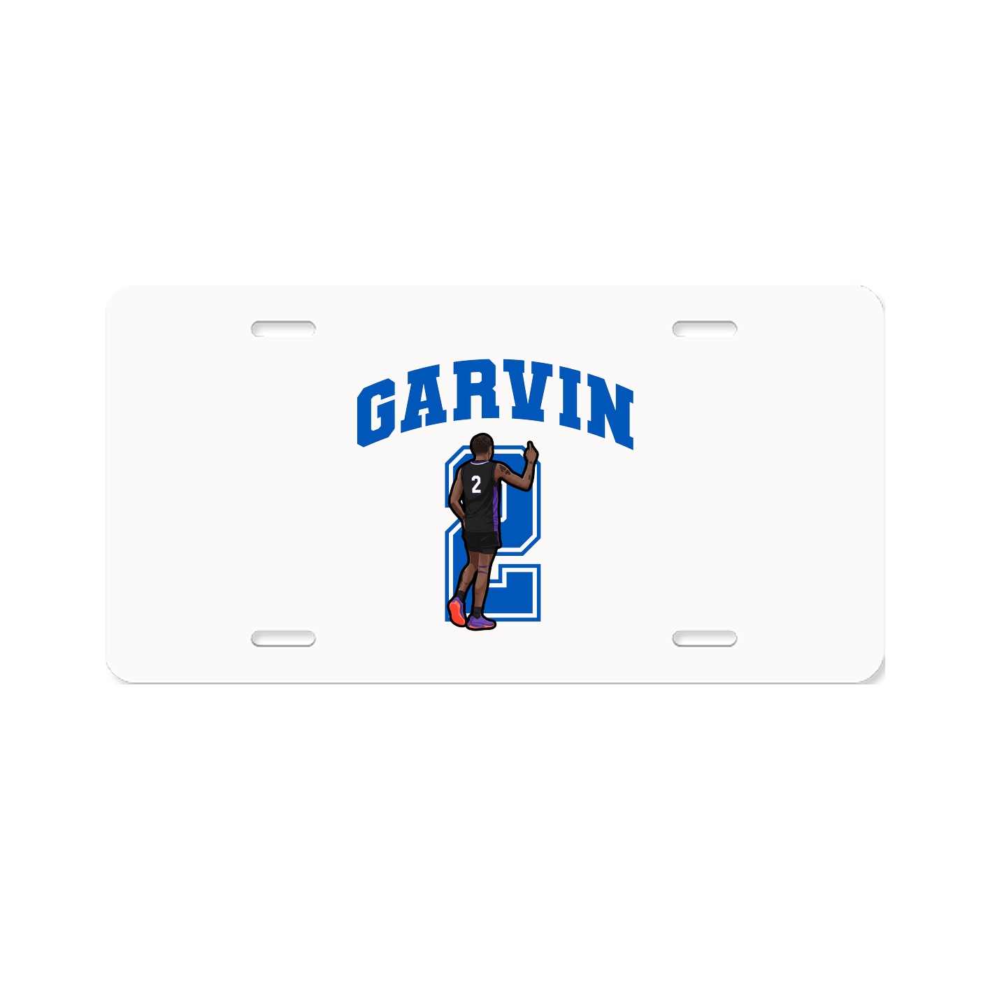 License Plate — Number in Classic