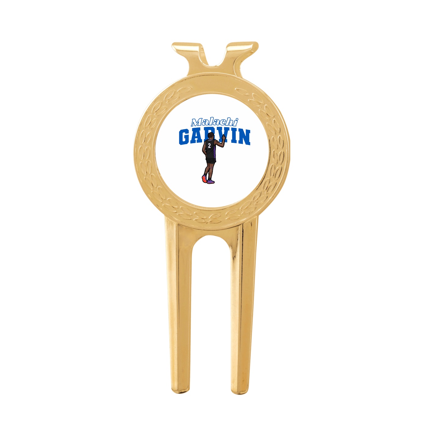 Divot Tool with Ball Marker — Name Arch in Classic