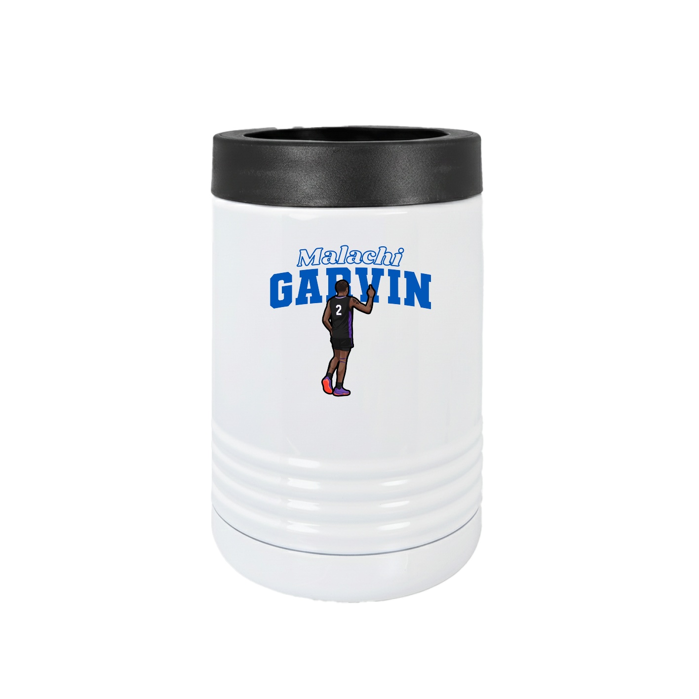 Beverage Holder — Name Arch in White