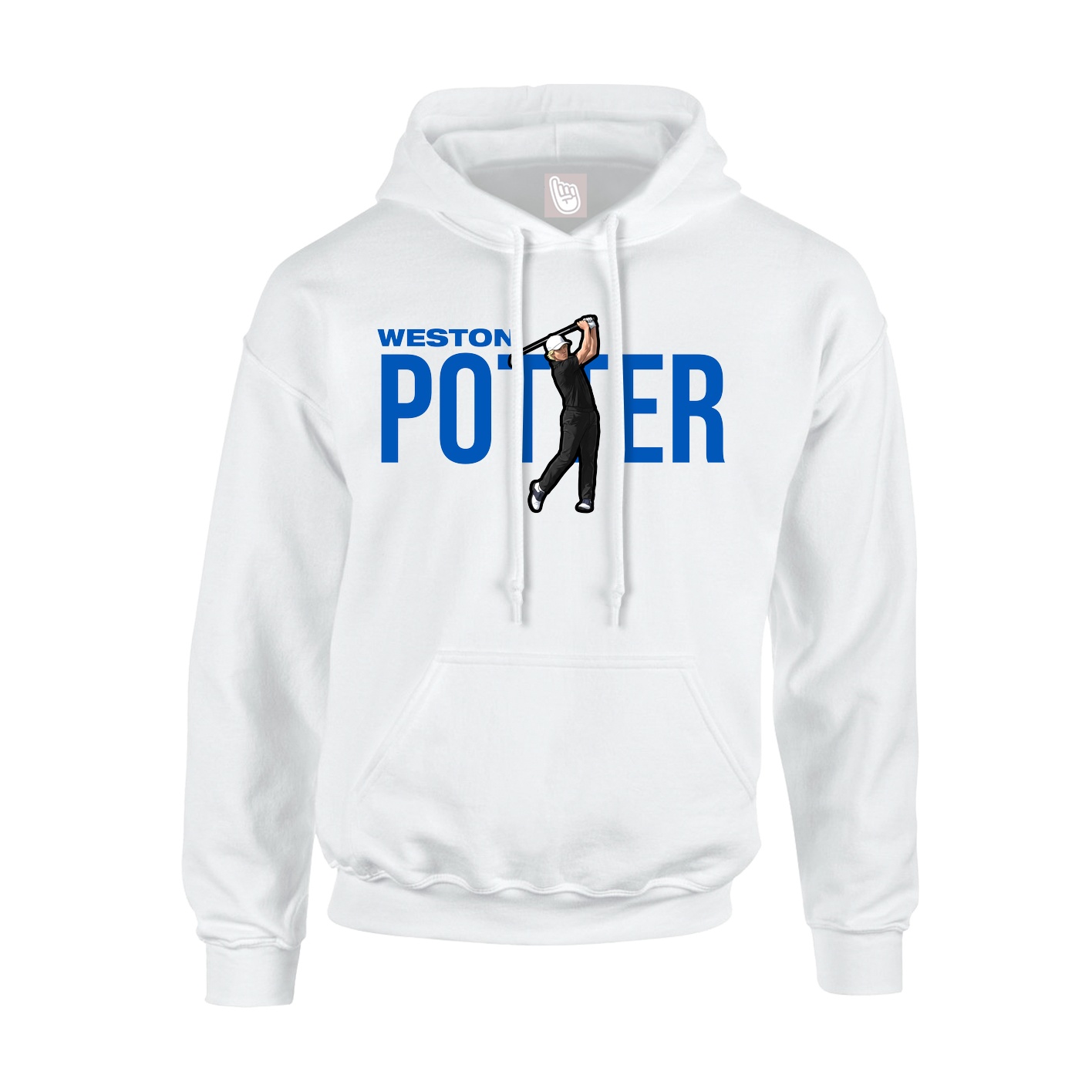 Youth Hoodie — Player Name in White