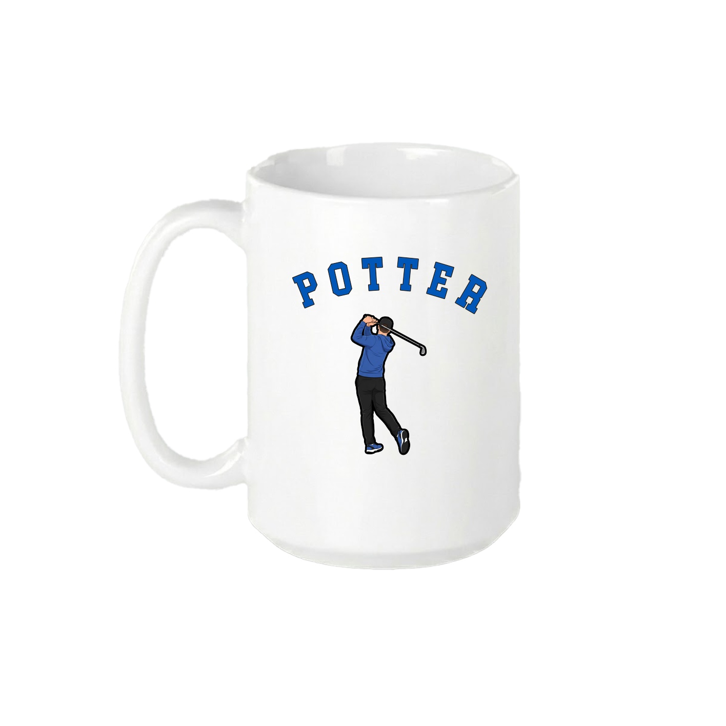 15oz Coffee Mug — Shirsey Arch in White