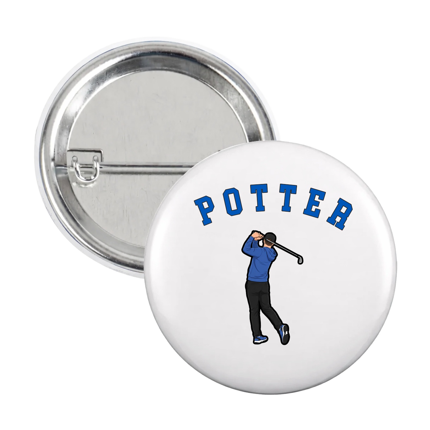 Game Day Button — Shirsey Arch in White
