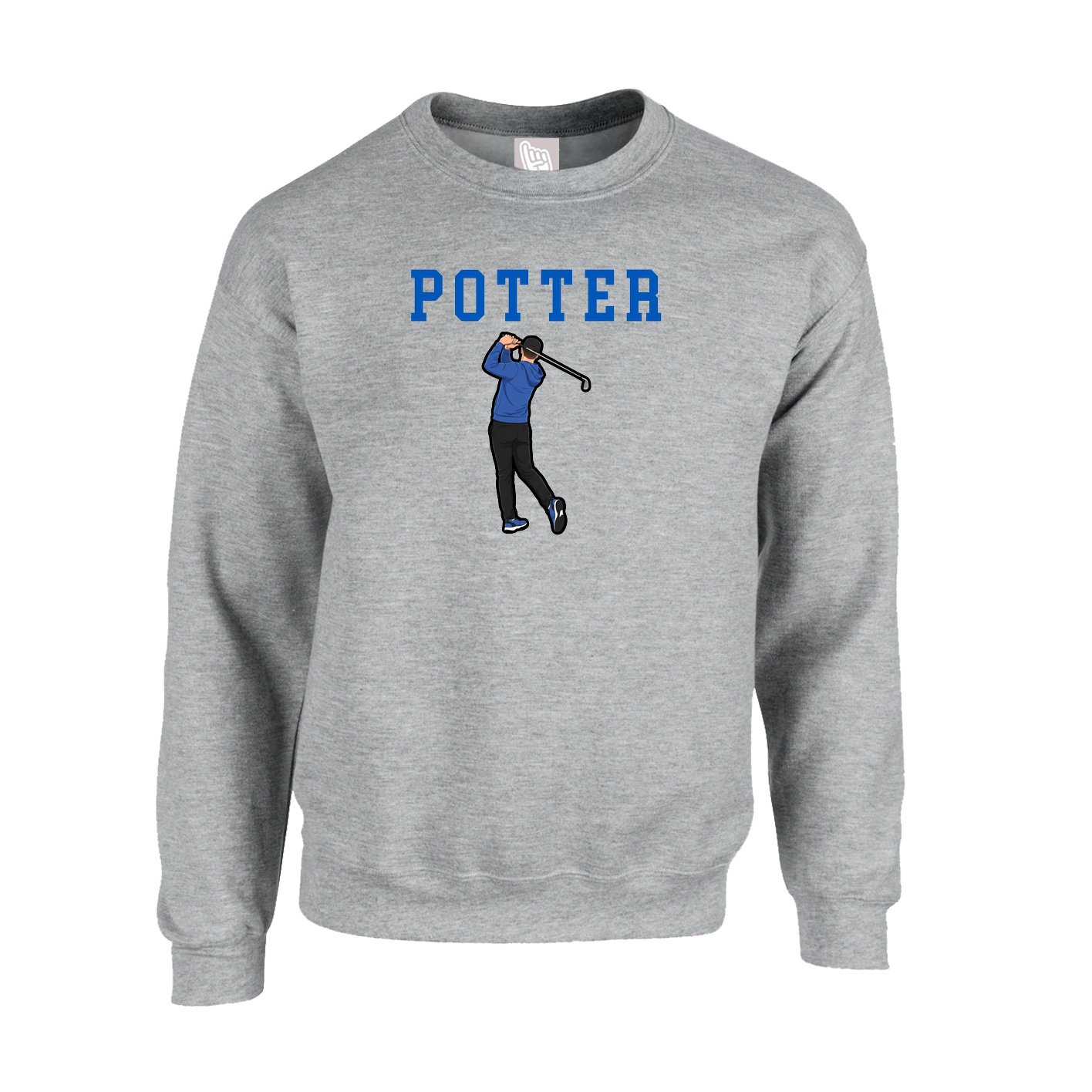 Fleece Crew — Shirsey in Grey