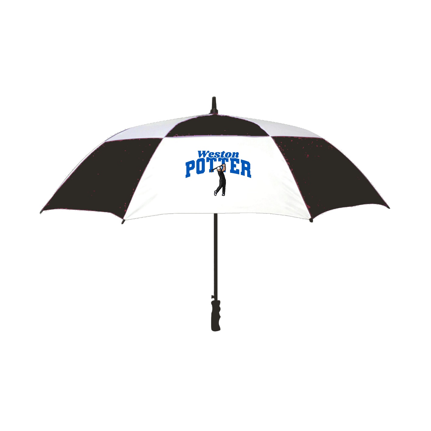Golf Umbrella — Signature Arch in Black