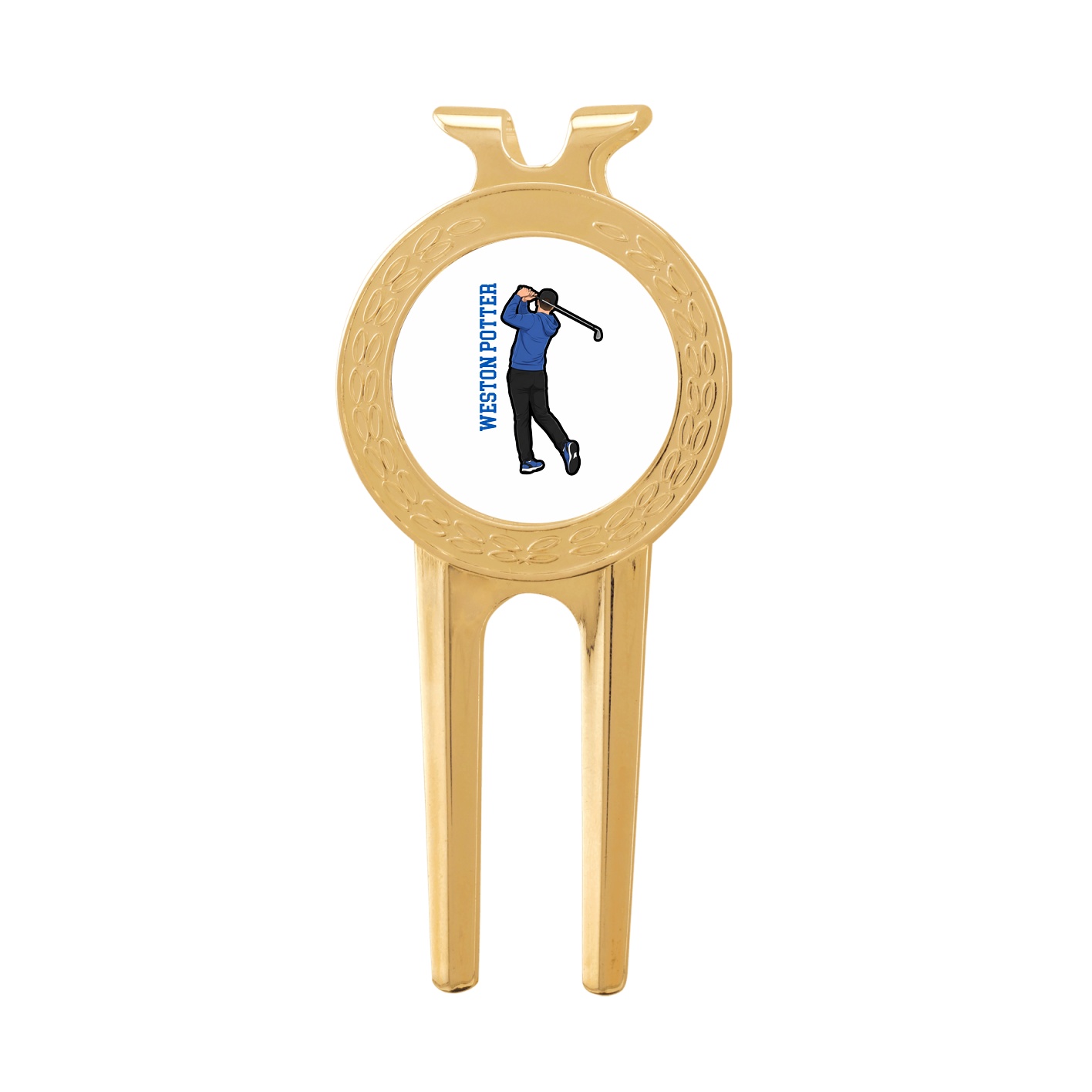 Divot Tool with Ball Marker — Name Vertical in Classic