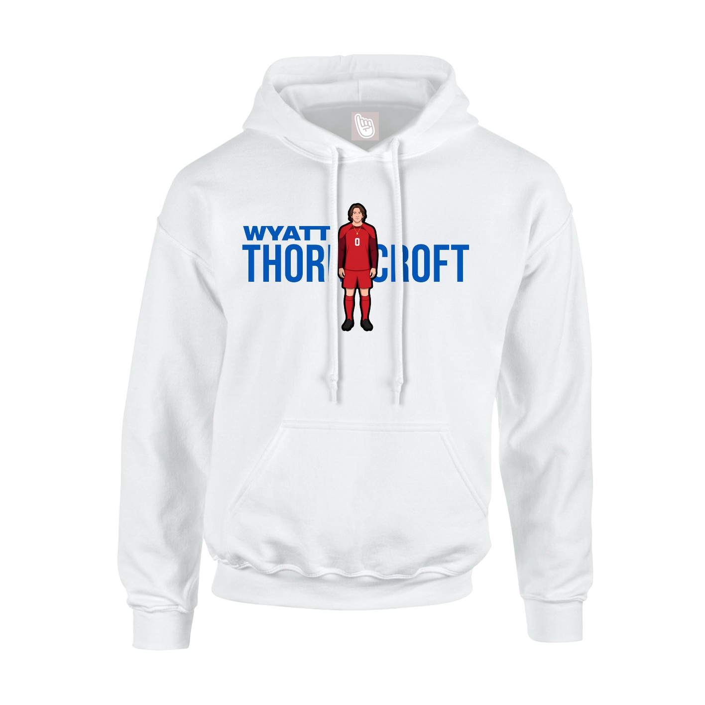 Hoodie — Player Name in White