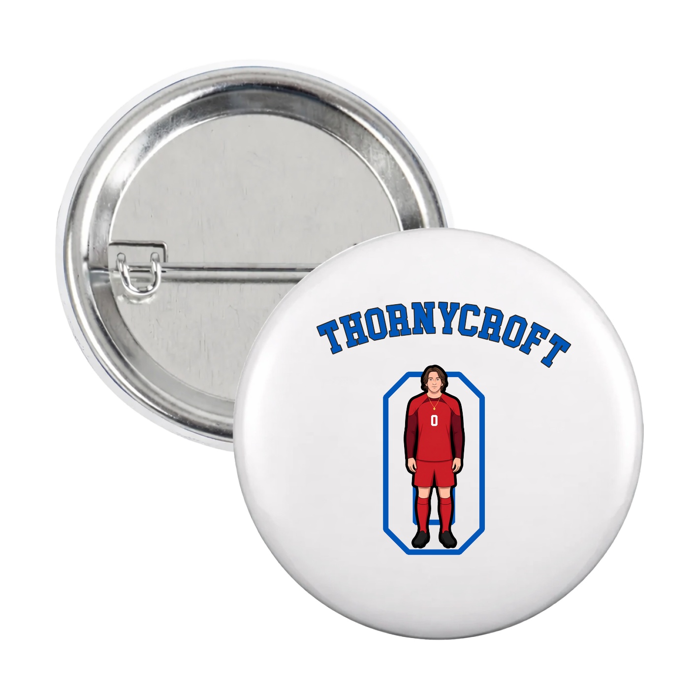 Game Day Button — Shirsey Arch in White