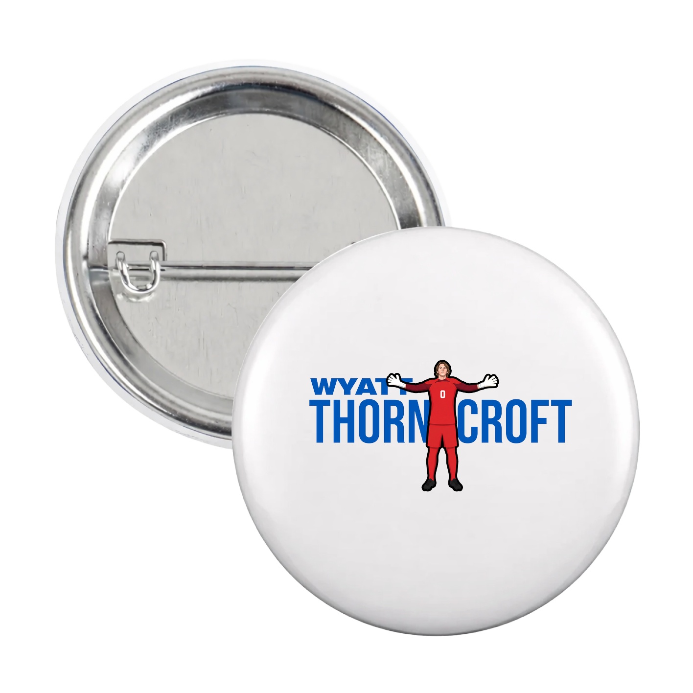 Game Day Button — Player Name in White