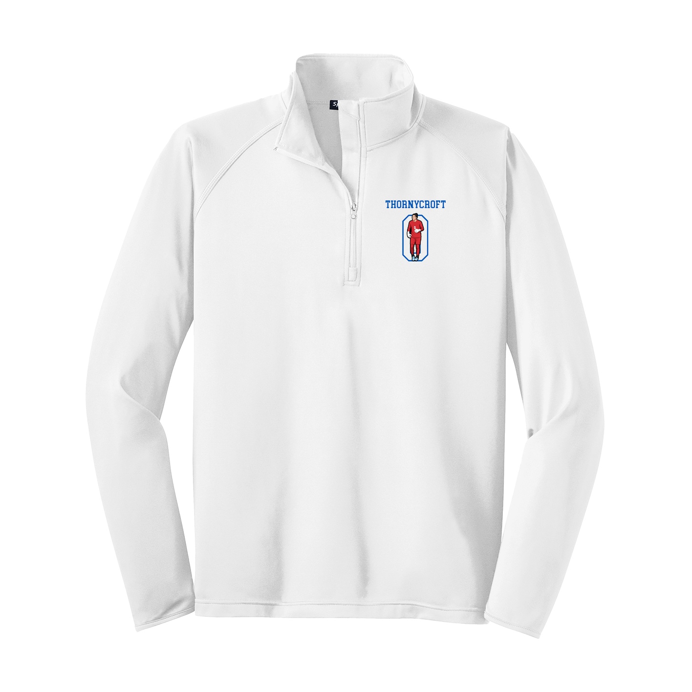 Q-Zip Pullover — Shirsey in White