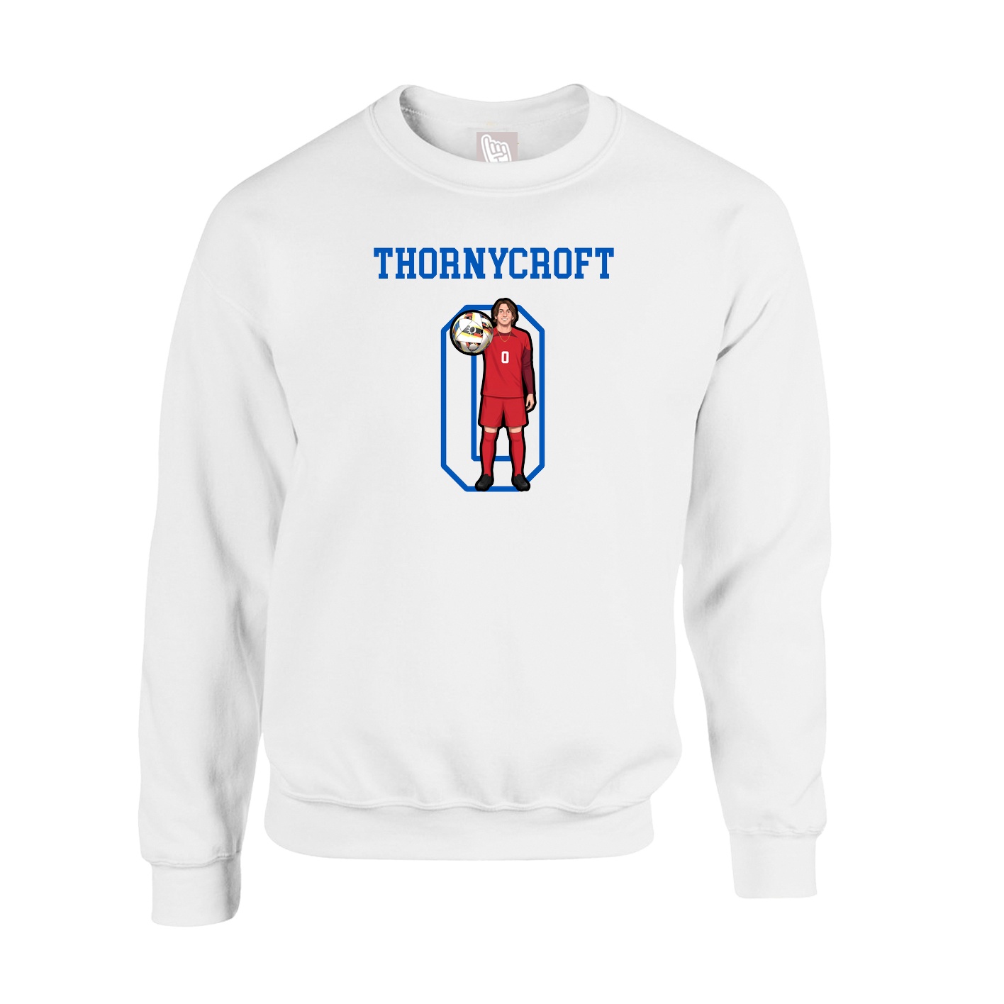 Fleece Crew — Shirsey in White