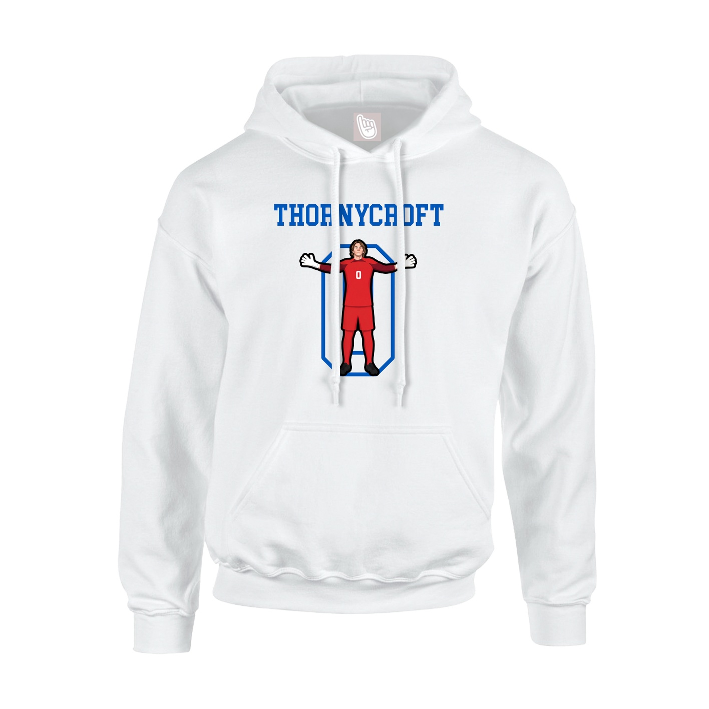 Hoodie — Shirsey in White
