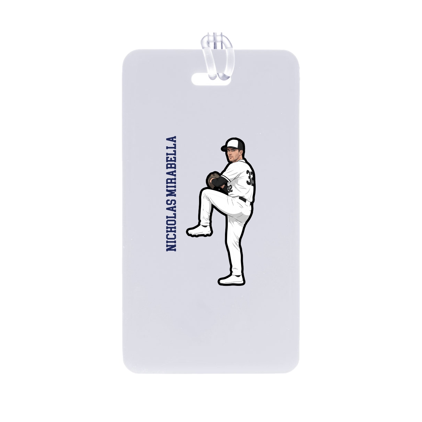 Bag Tag — Name Vertical in Classic