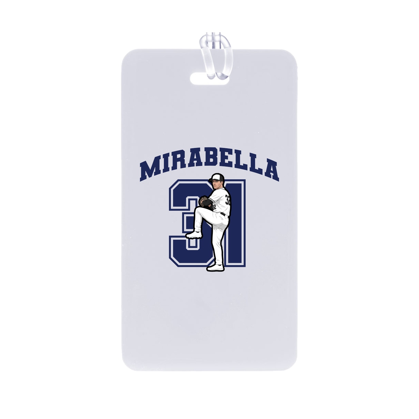 Bag Tag — Number in Classic