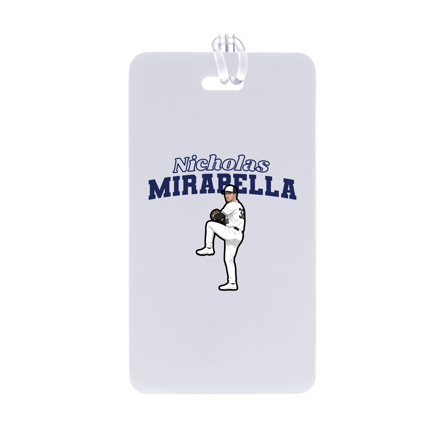 Bag Tag — Name Arch in Classic