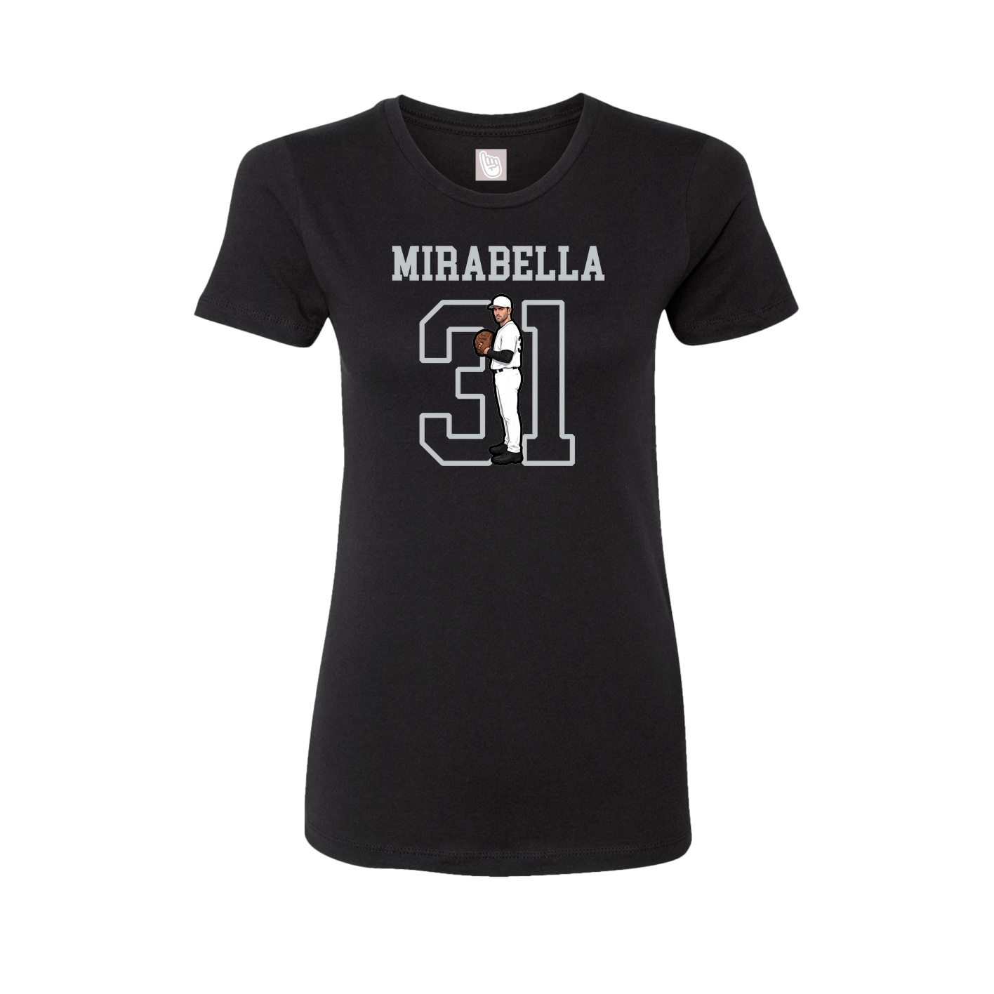Fitted Women's Tee — Shirsey in Black