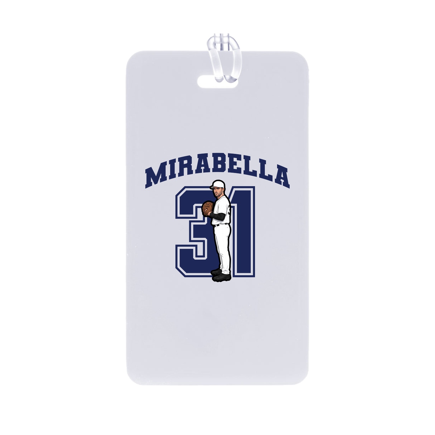 Bag Tag — Number in Classic