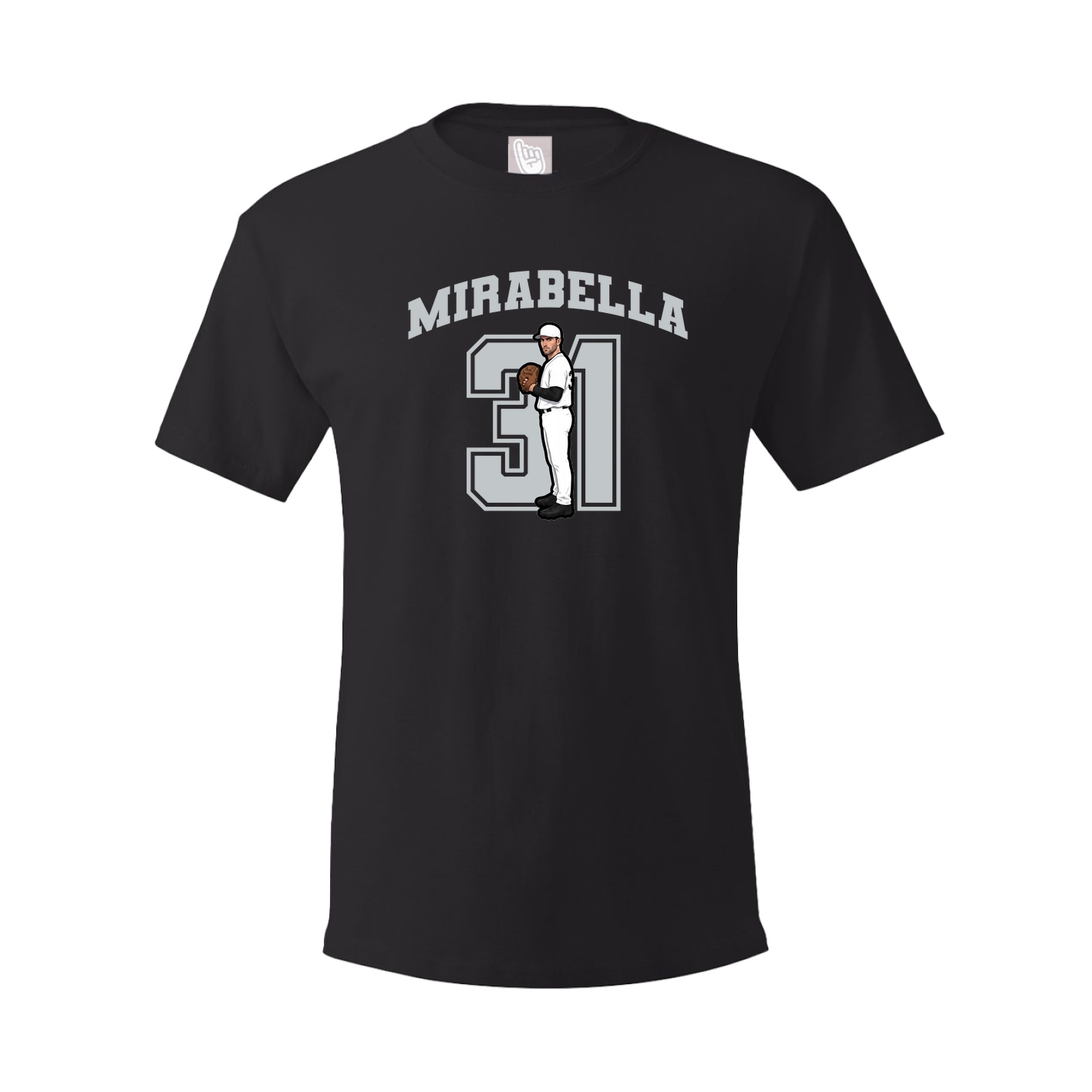 Youth Tee — Number in Black