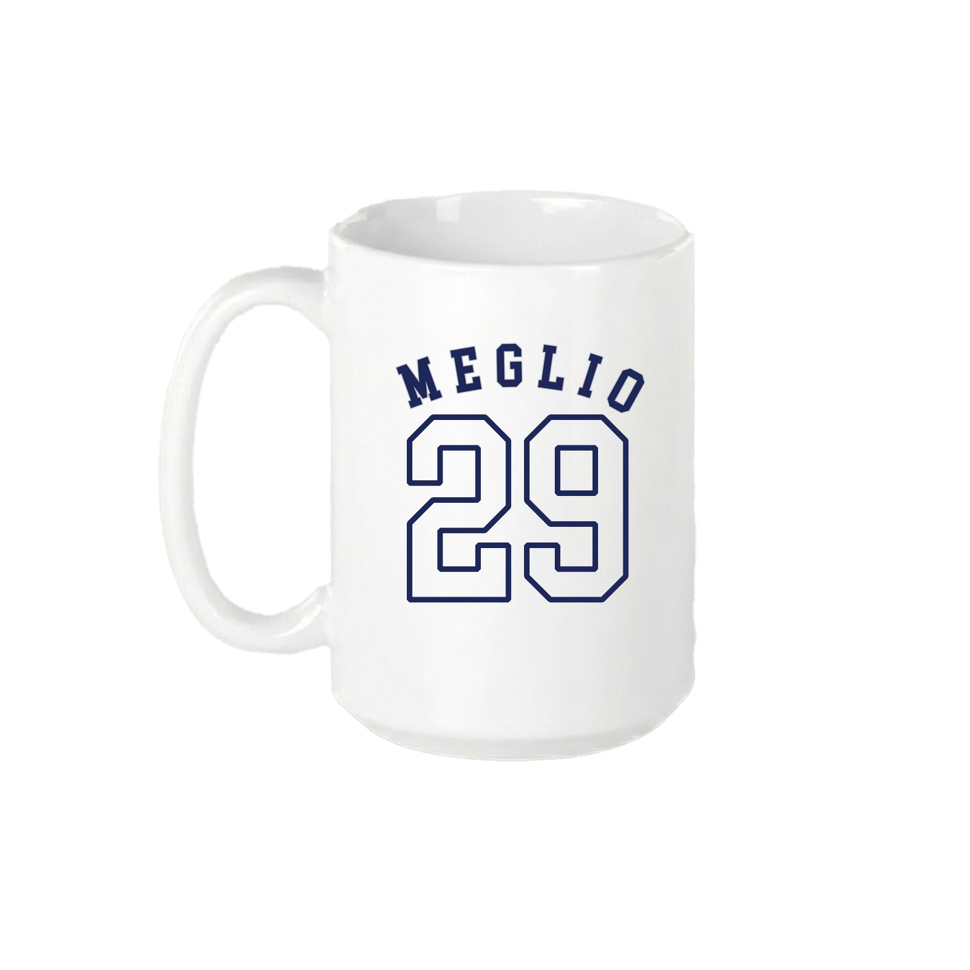 15oz Coffee Mug — Shirsey Arch in White