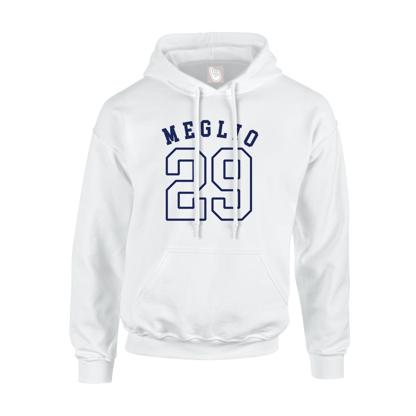 Hoodie — Shirsey Arch in White