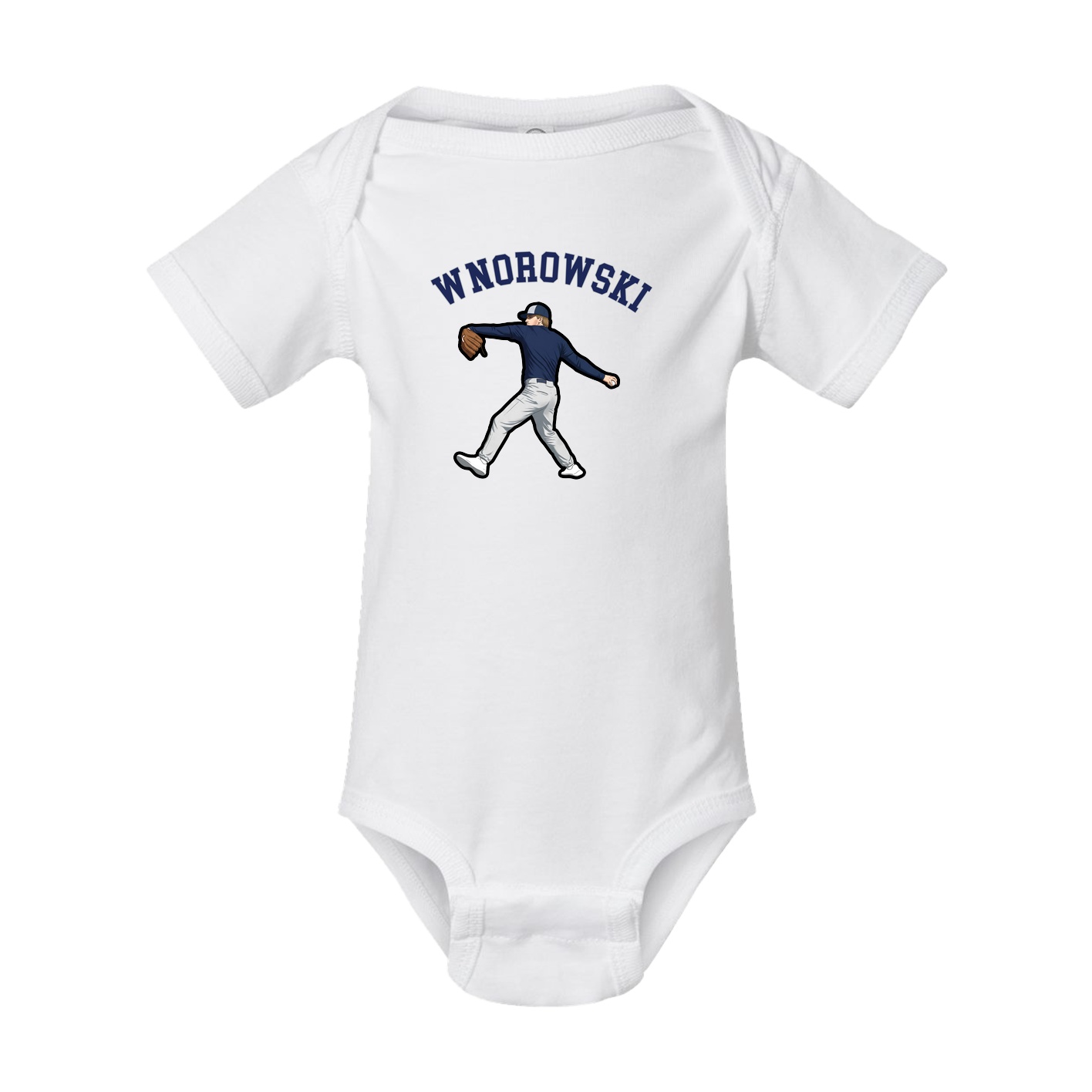 Baby Onesie — Shirsey Arch in White