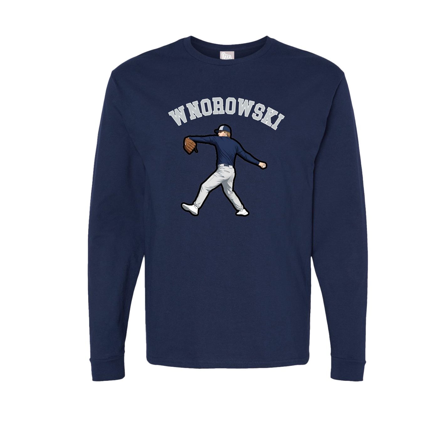 Long Sleeve Tee — Shirsey Arch in Navy