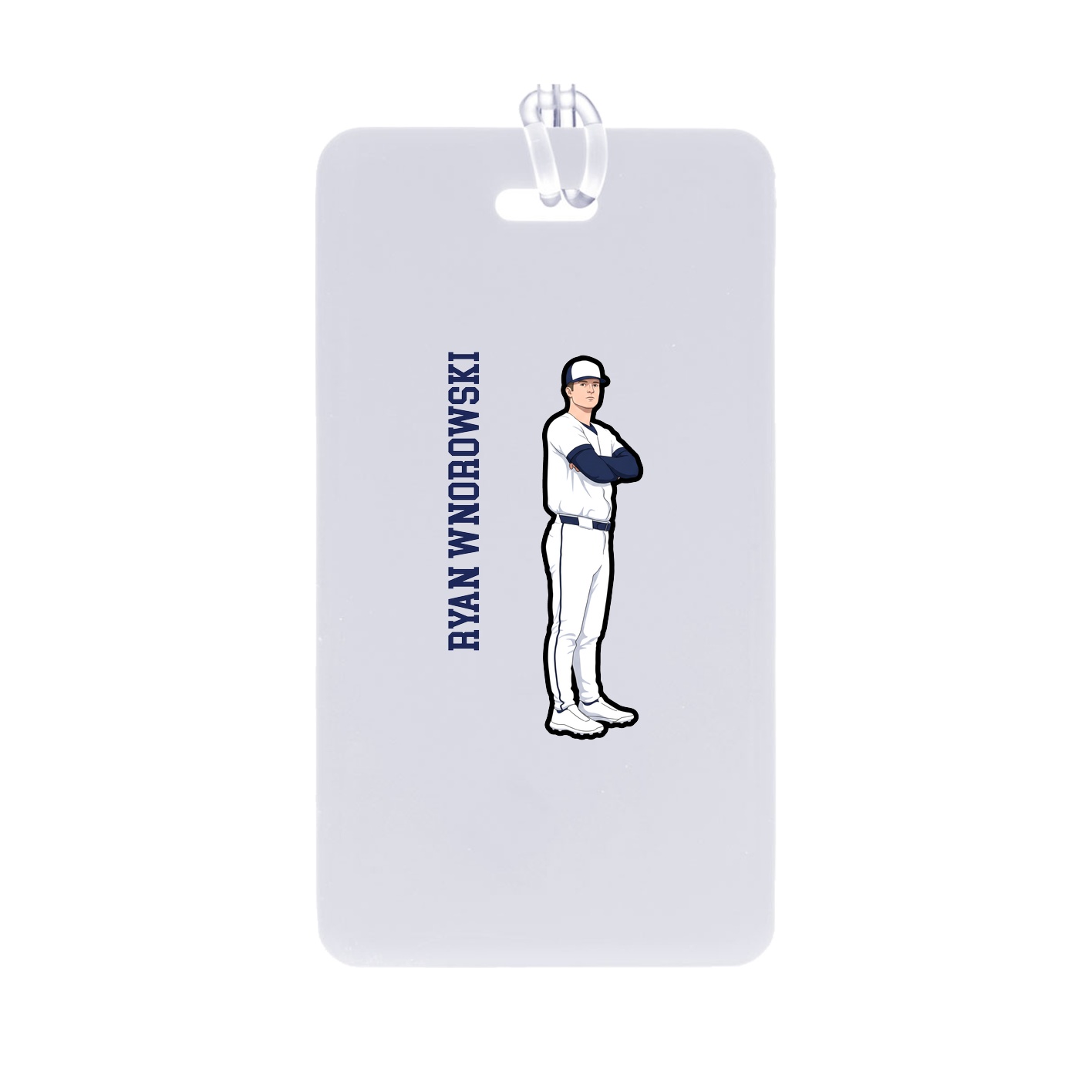 Bag Tag — Name Vertical in Classic