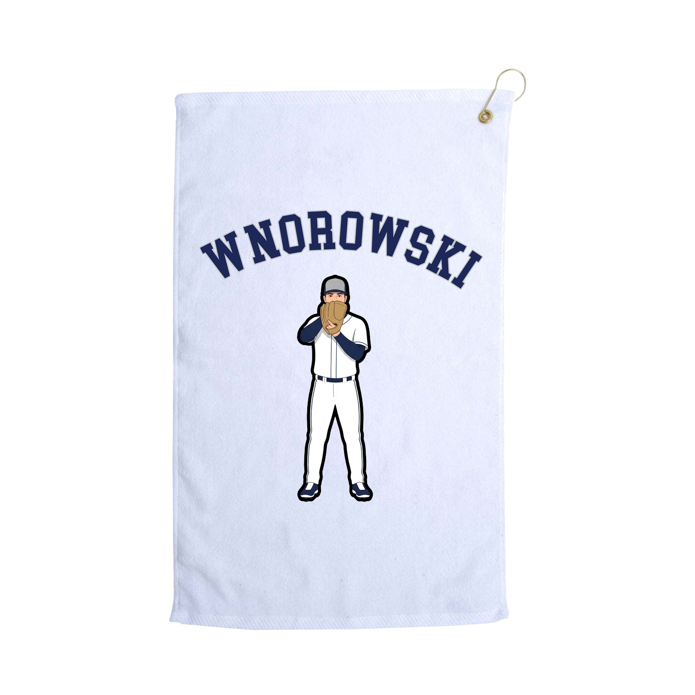 Golf Towel — Shirsey Arch in White