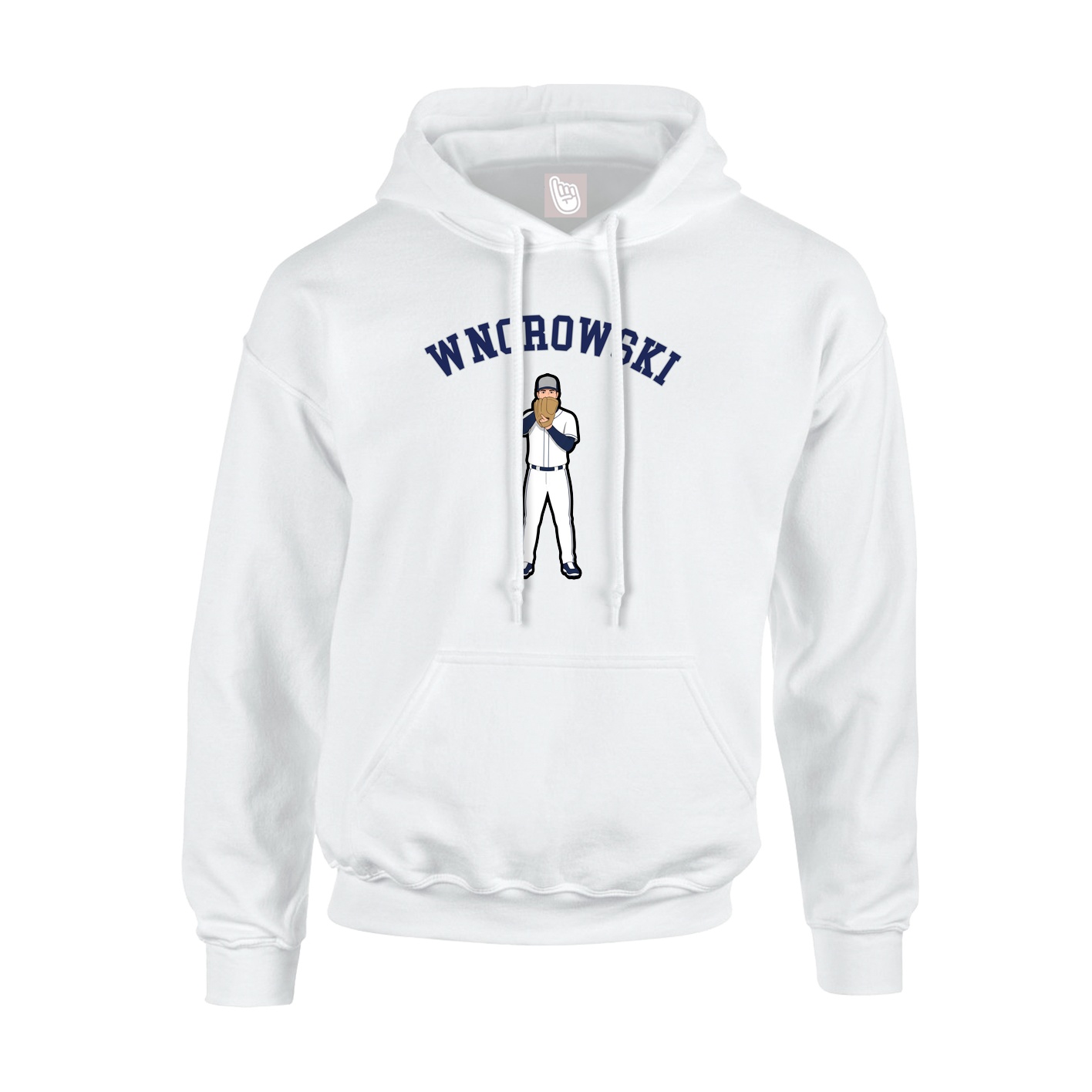 Youth Hoodie — Shirsey Arch in White