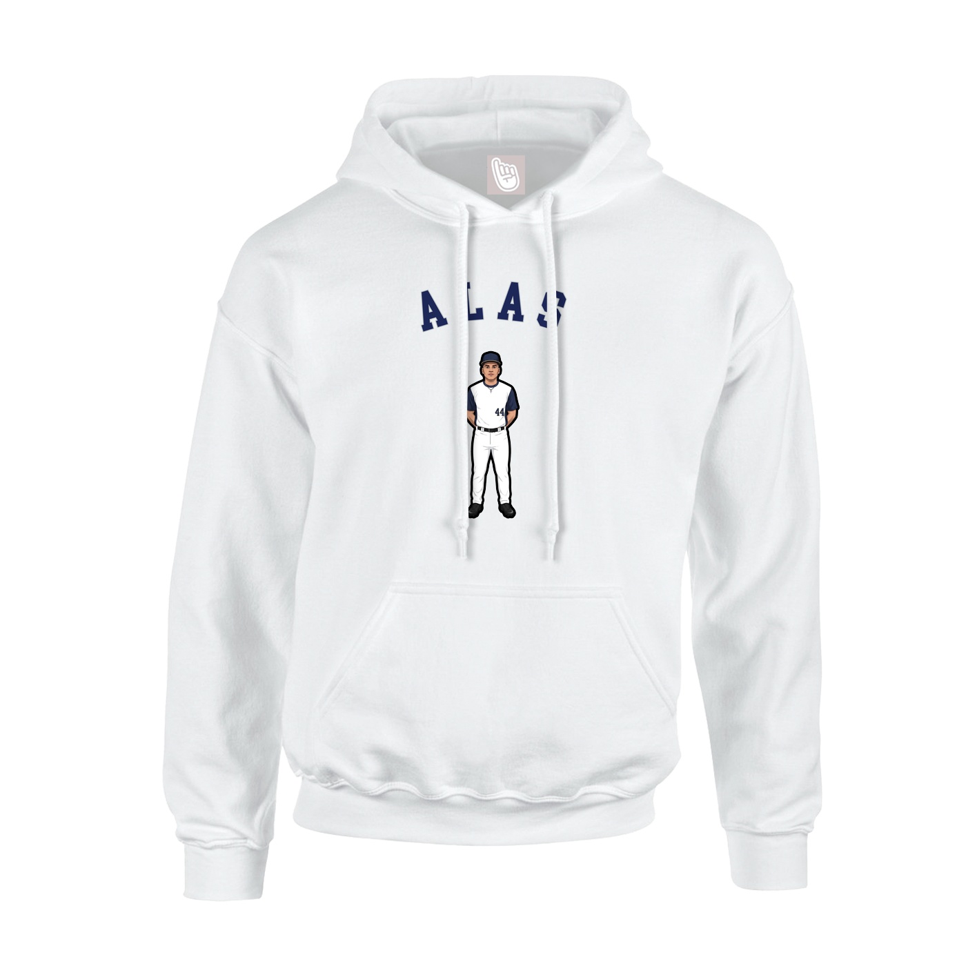Youth Hoodie — Shirsey Arch in White