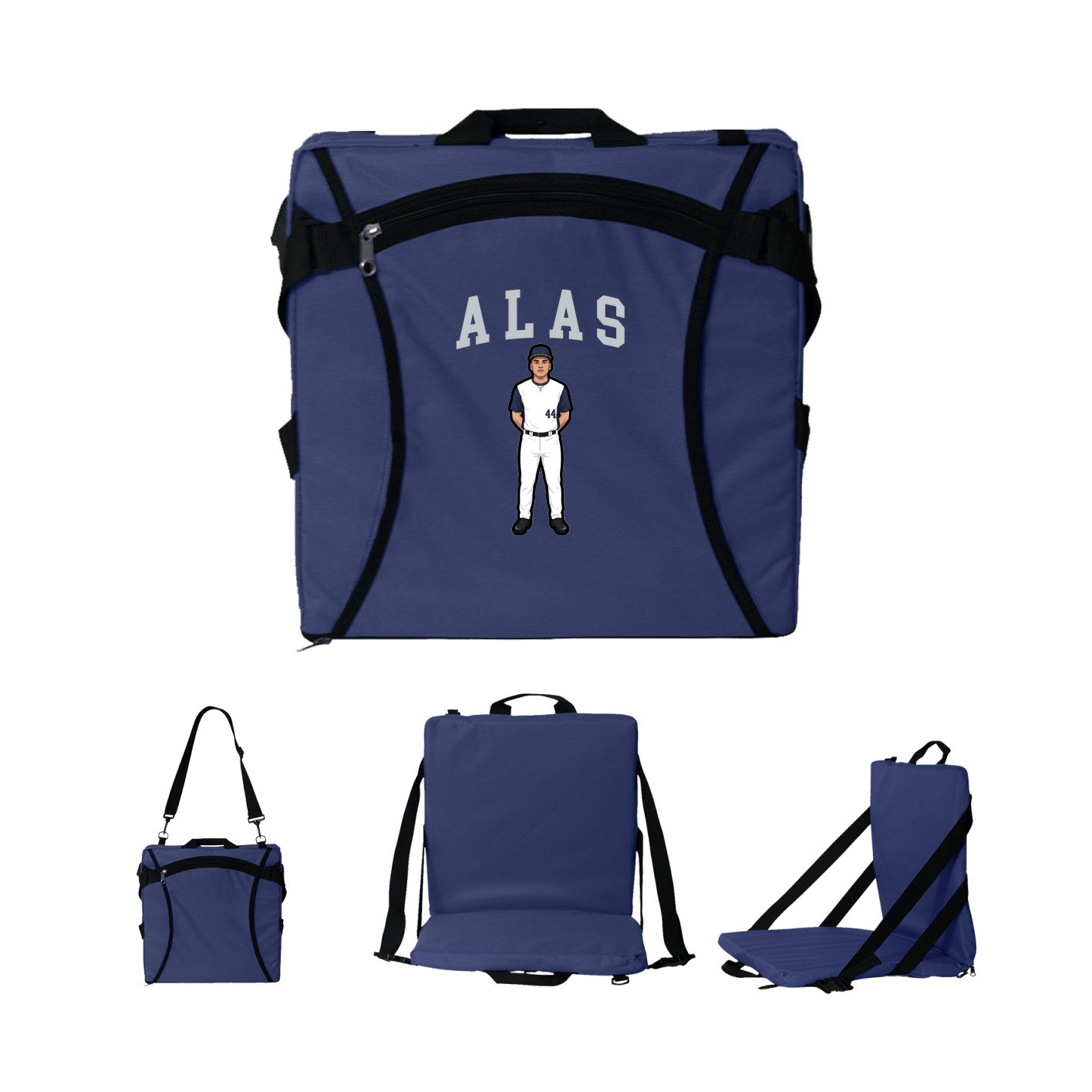 Folding Stadium Seat — Shirsey in Navy