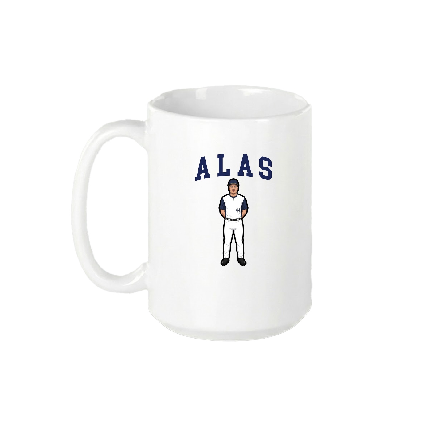 15oz Coffee Mug — Shirsey in White