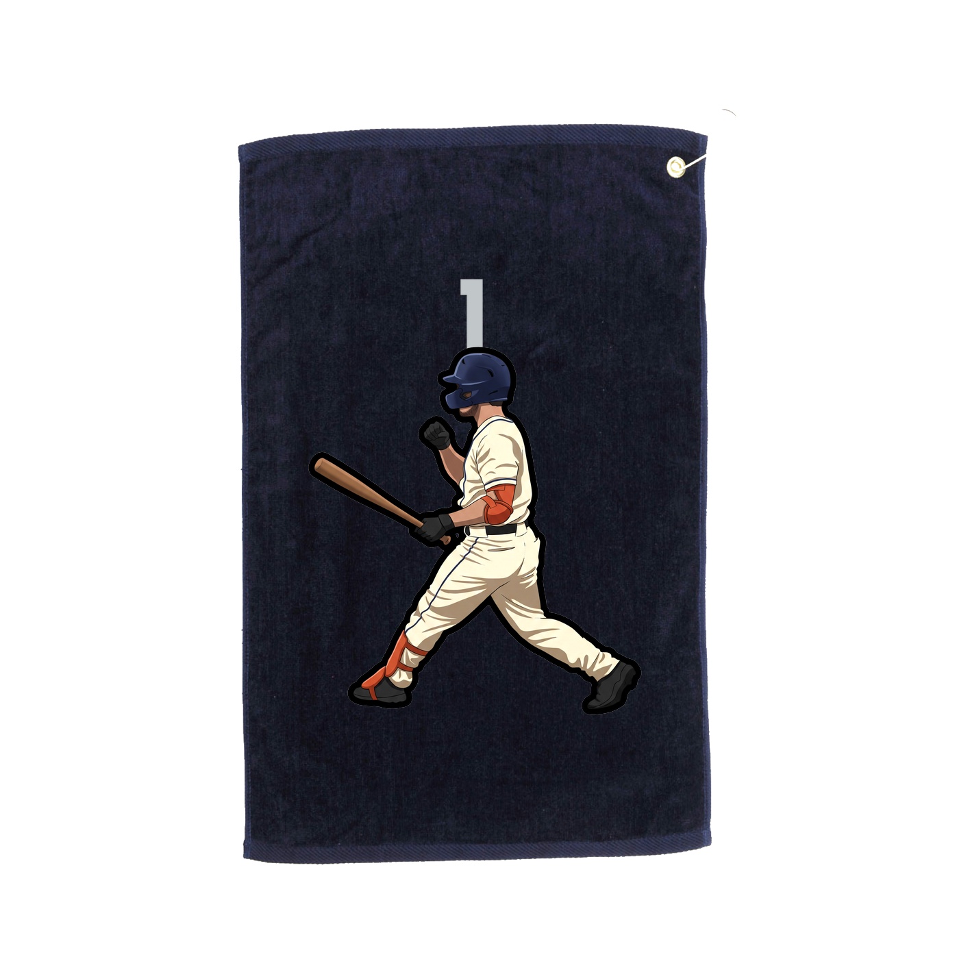 Golf Towel — Number Top in Navy