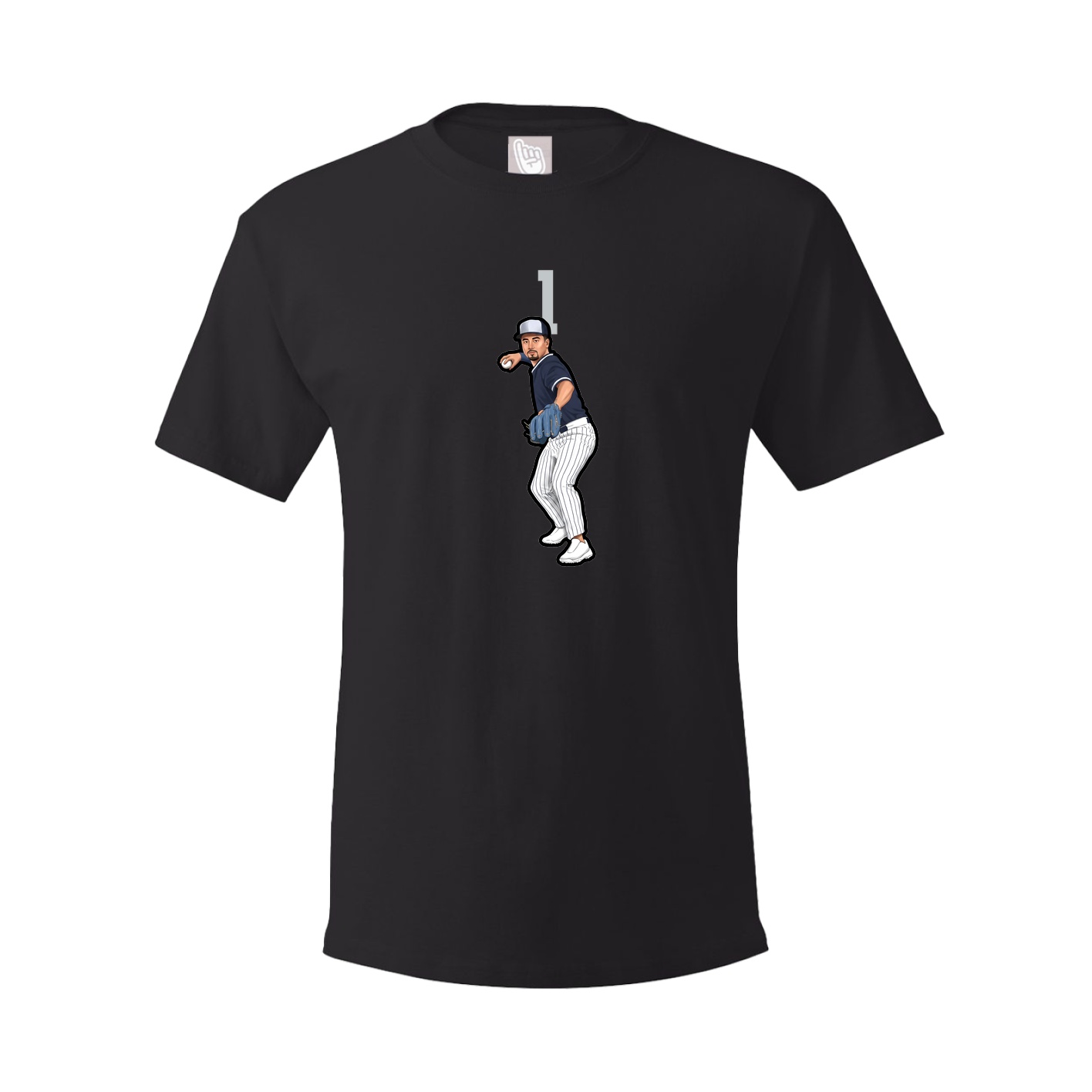 Tee — Number Top in Black