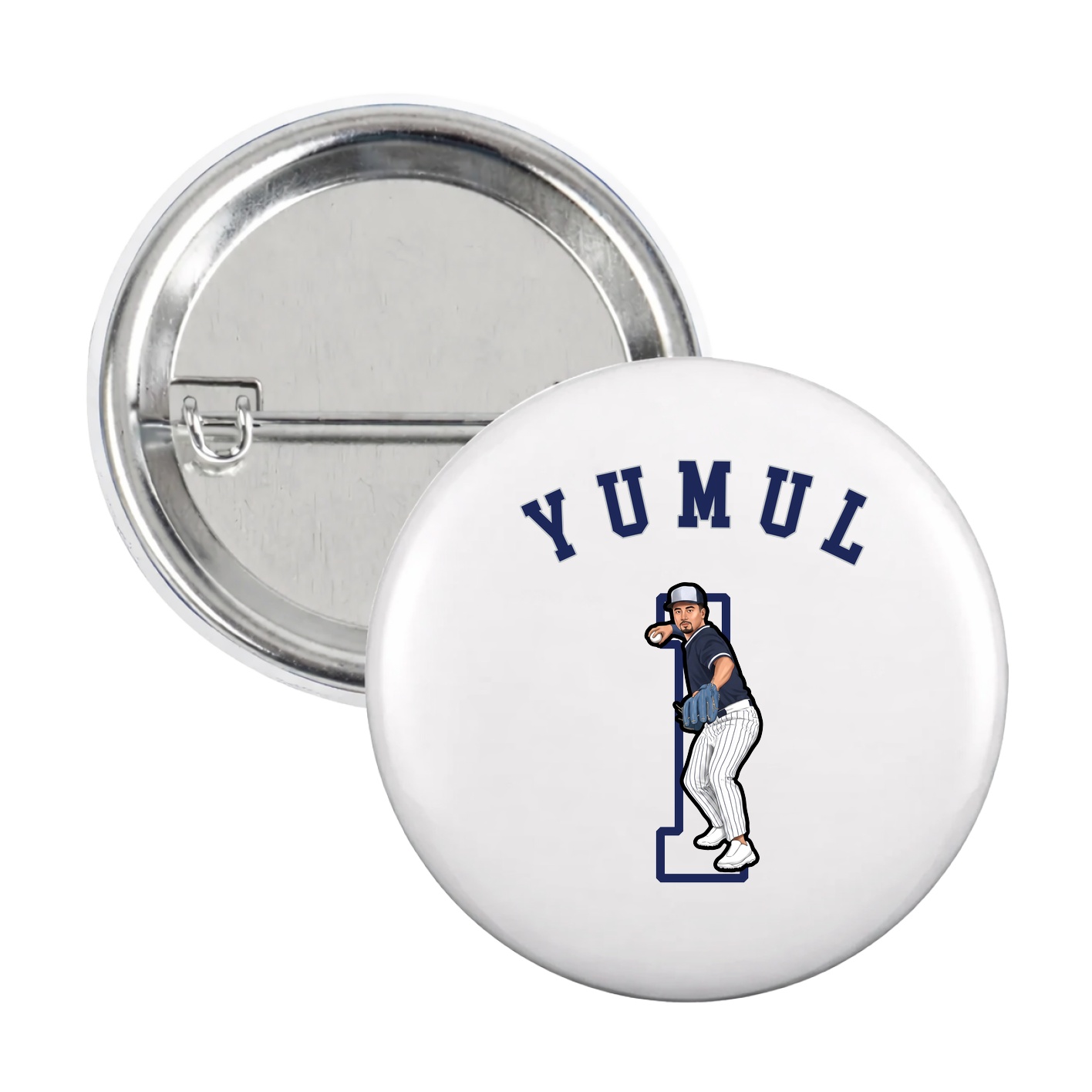 Game Day Button — Shirsey Arch in White