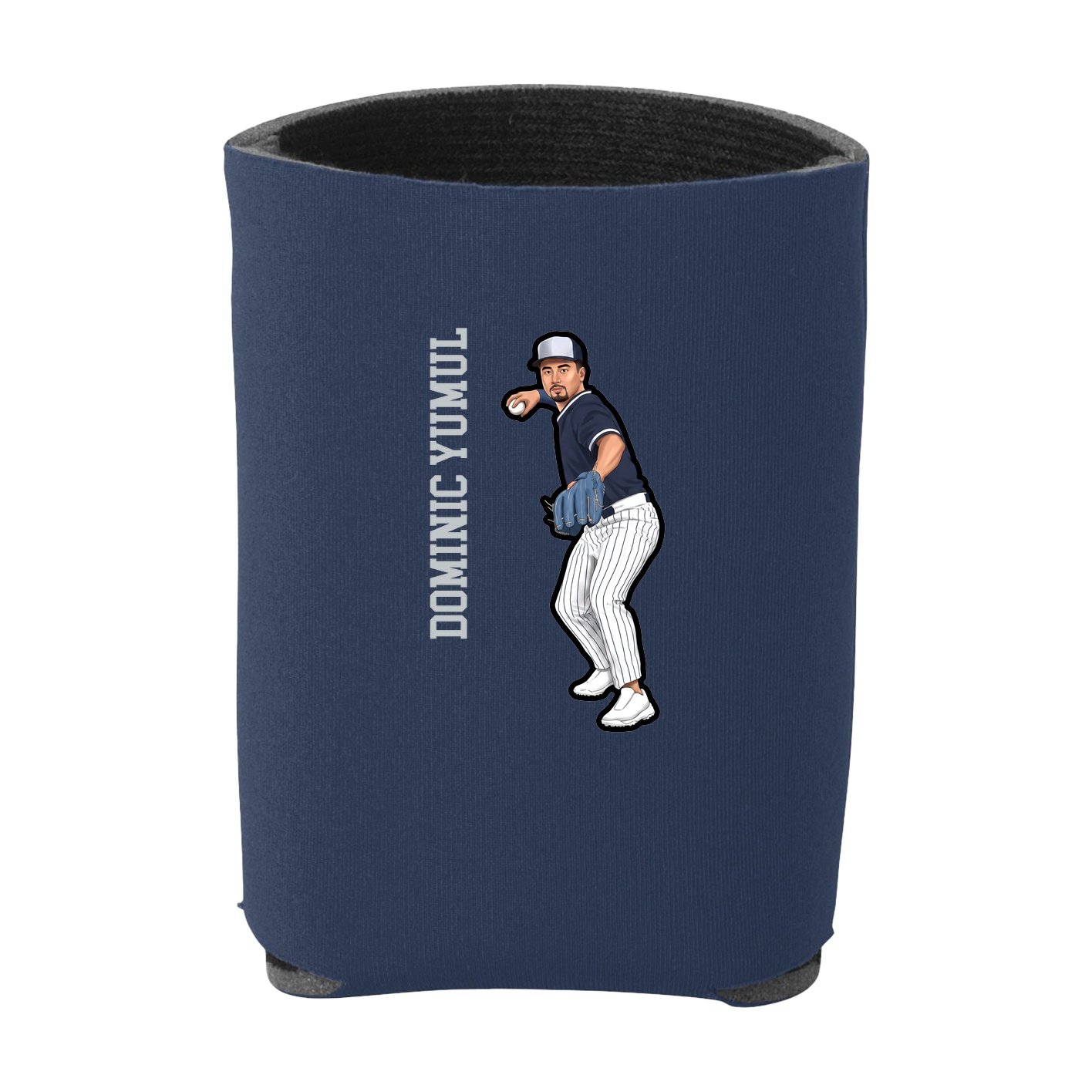Can Holder — Name Vertical in Navy