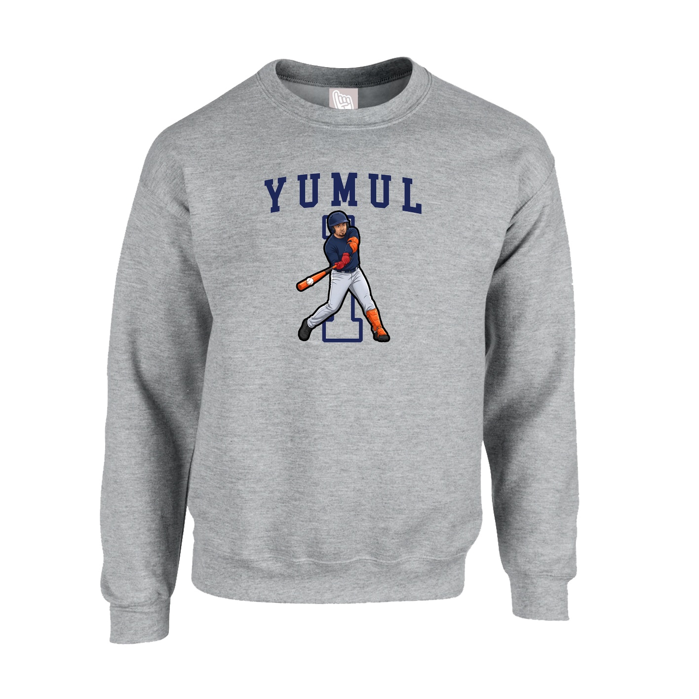 Fleece Crew — Shirsey in Grey