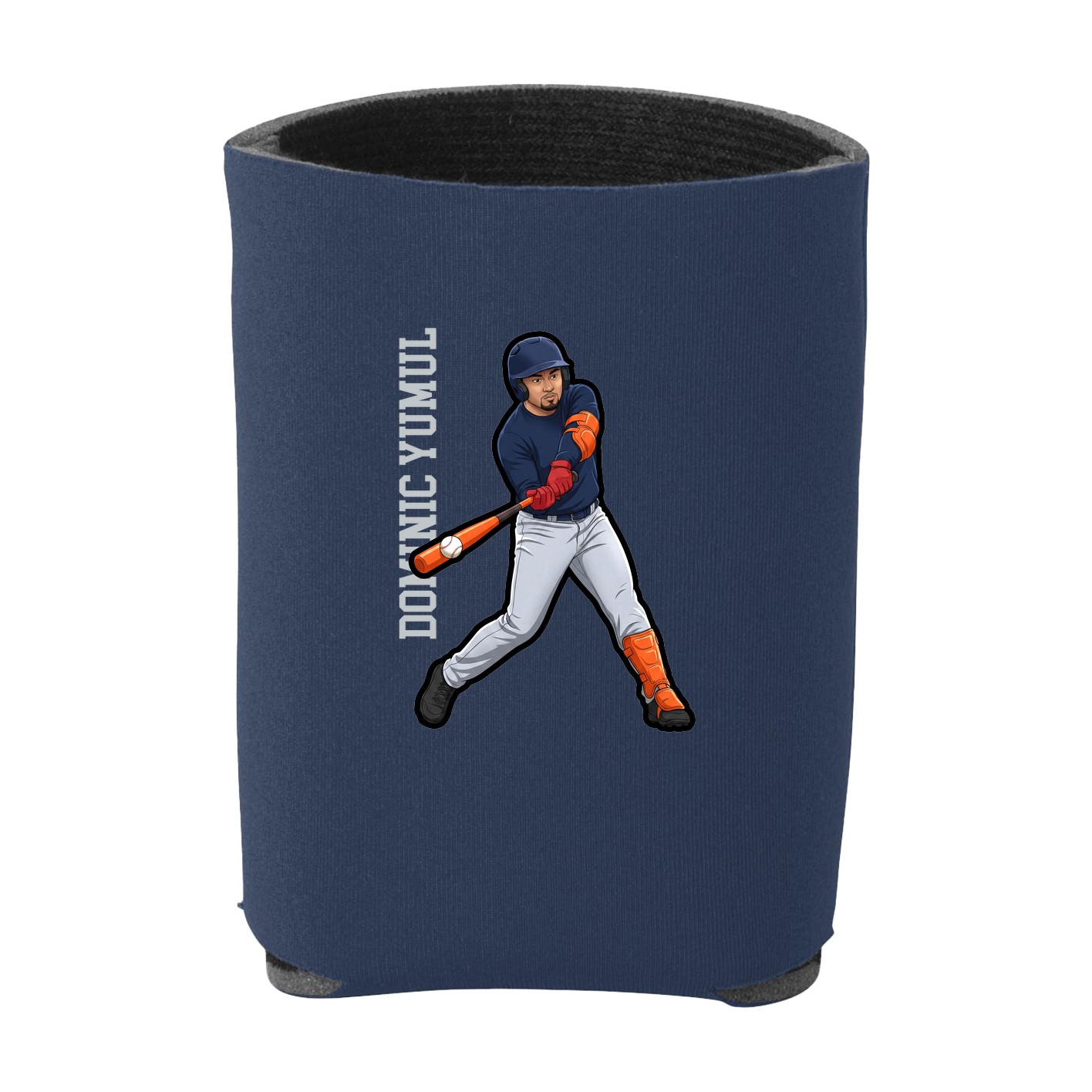 Can Holder — Name Vertical in Navy